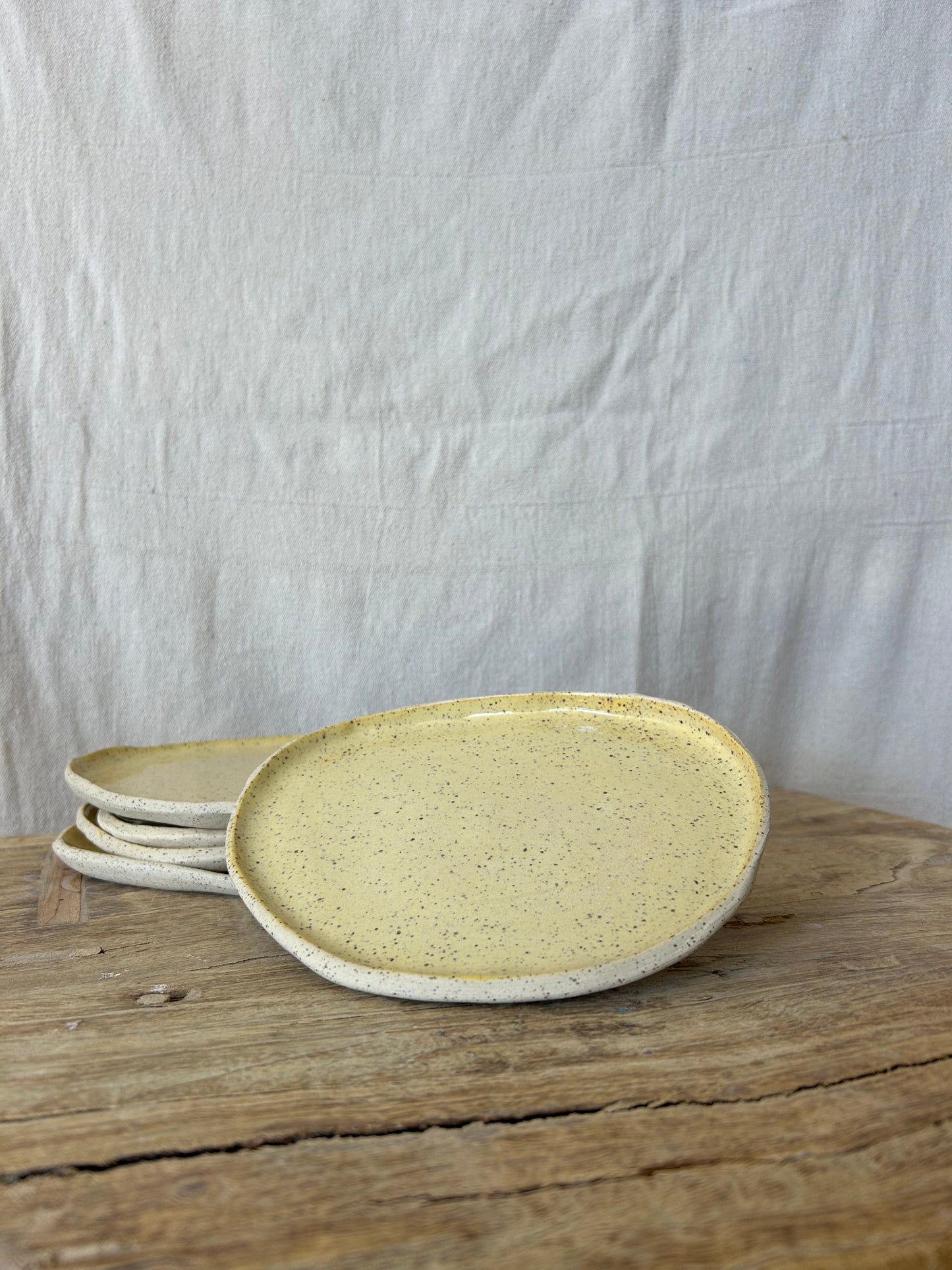 Organic Breakfast Plate - Soft Yellow