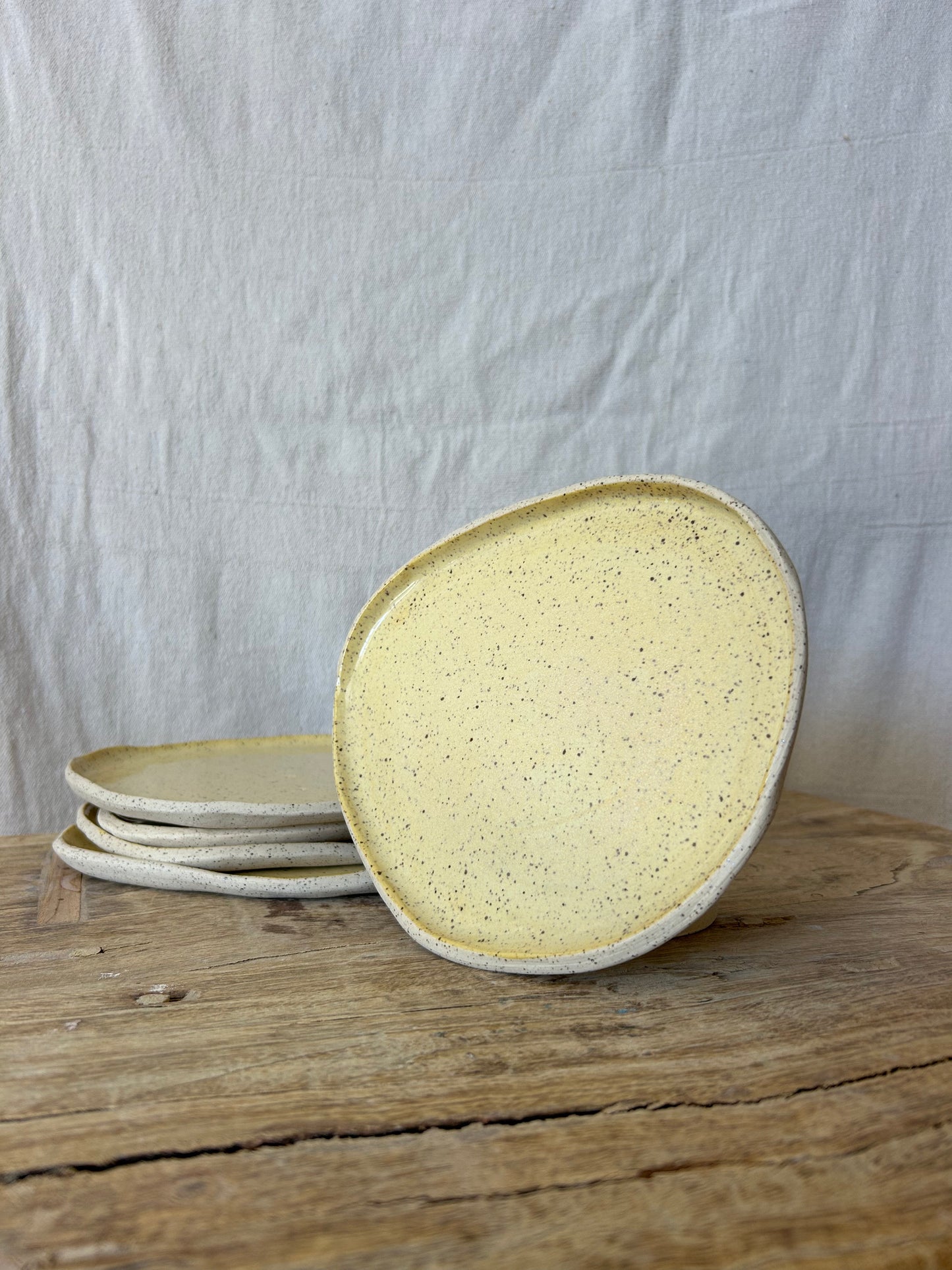 Organic Breakfast Plate - Soft Yellow