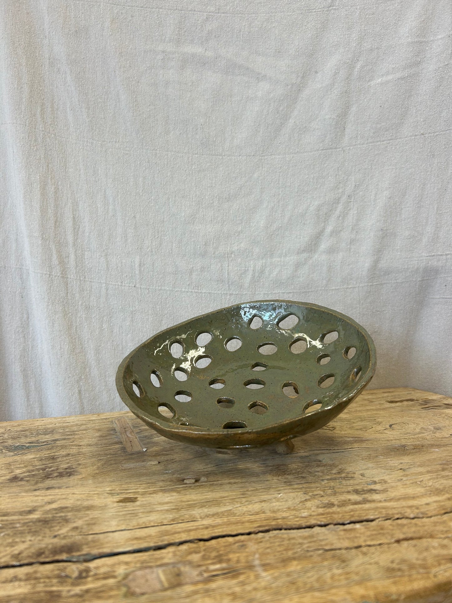 Large Colander - Green
