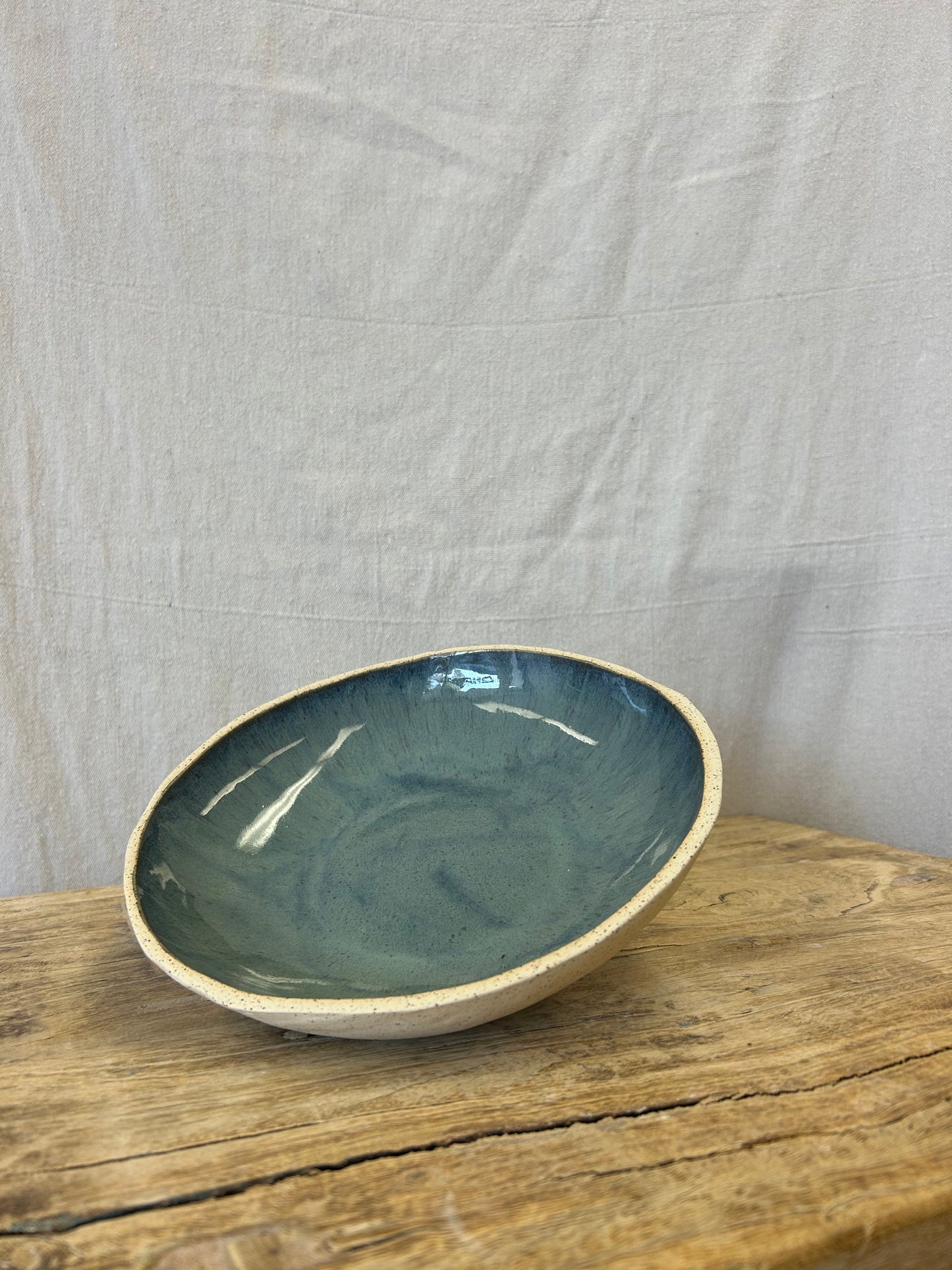 Large Salad Bowl - Dusty Blue