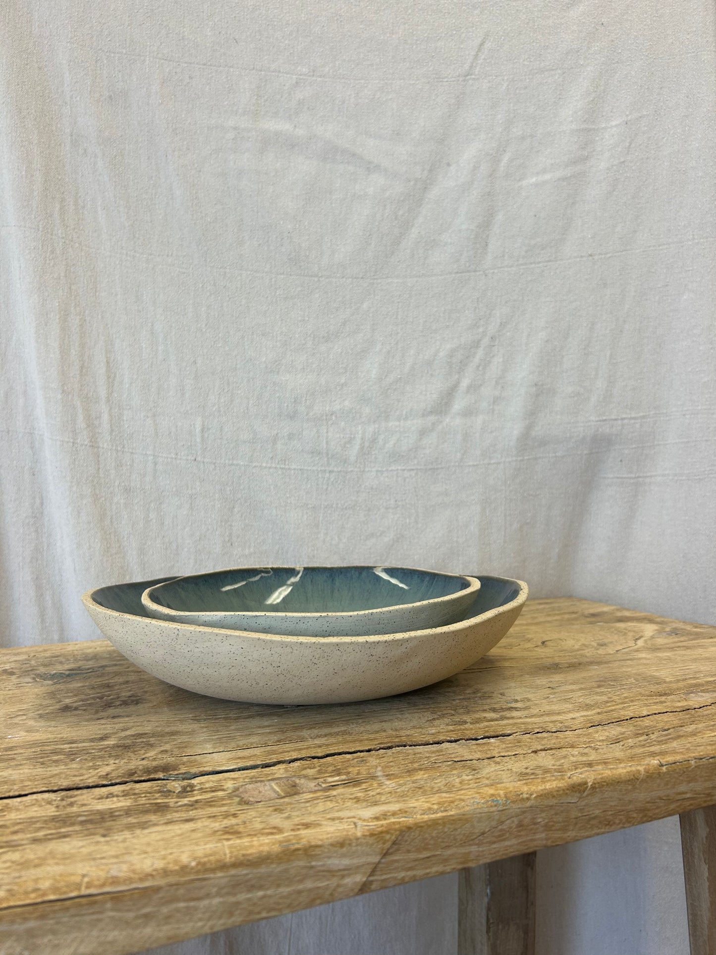 XL Serving Bowl - Dusty Blue