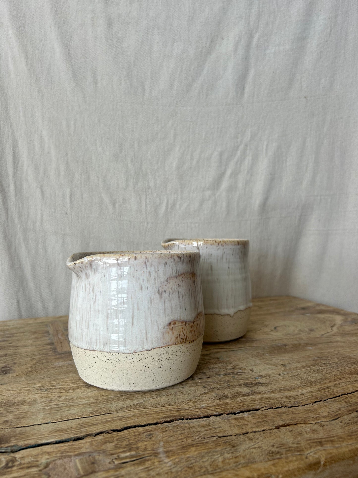 Large Pitcher/Vase - Cream