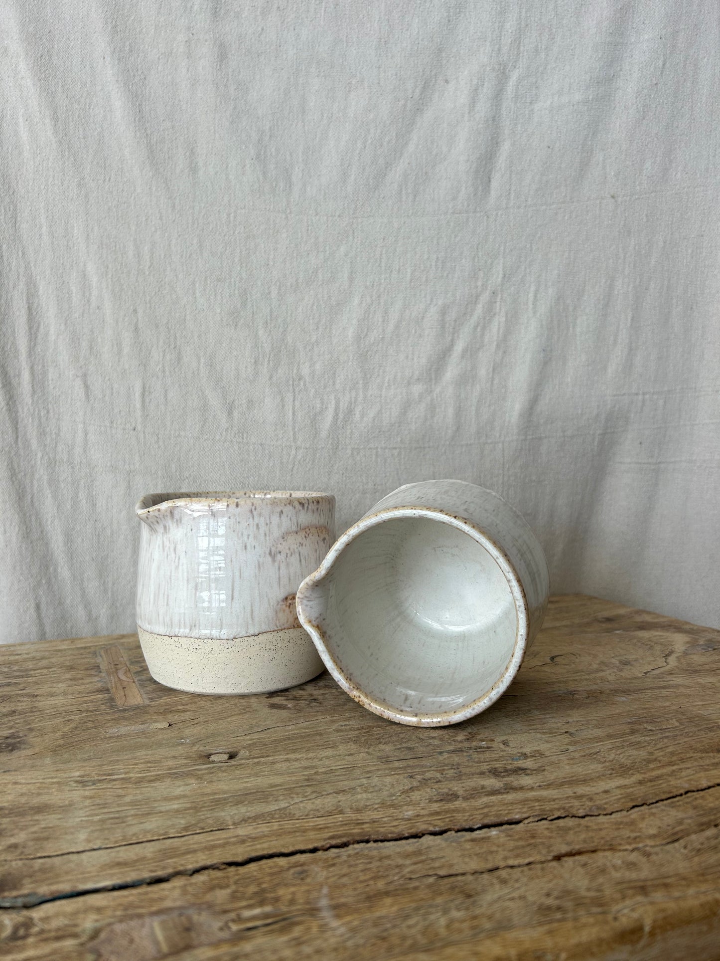 Large Pitcher/Vase - Cream