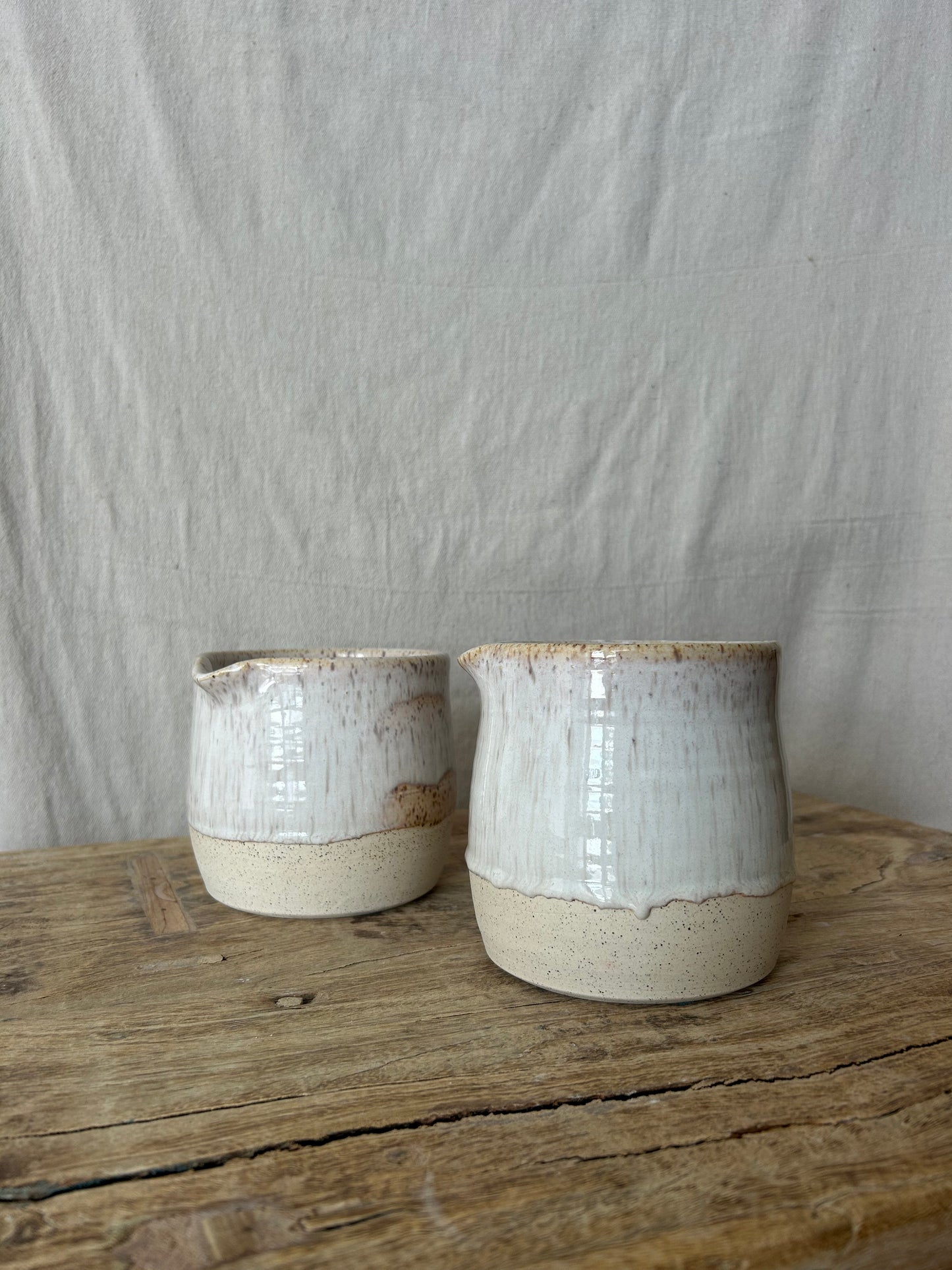 Large Pitcher/Vase - Cream