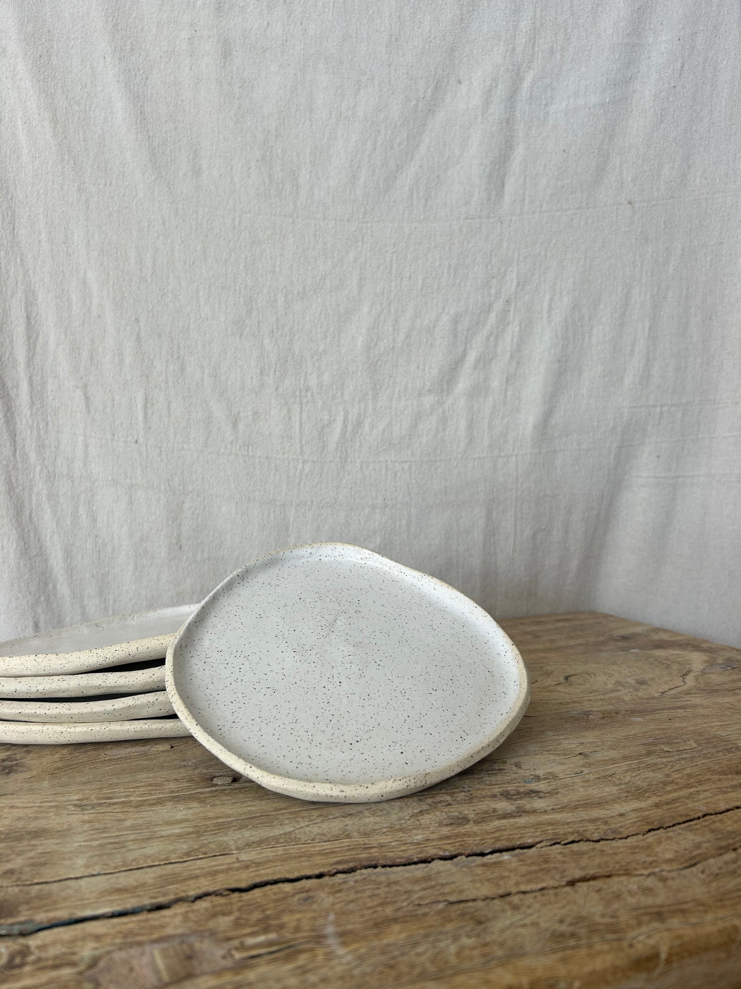 Organic Breakfast Plate - White
