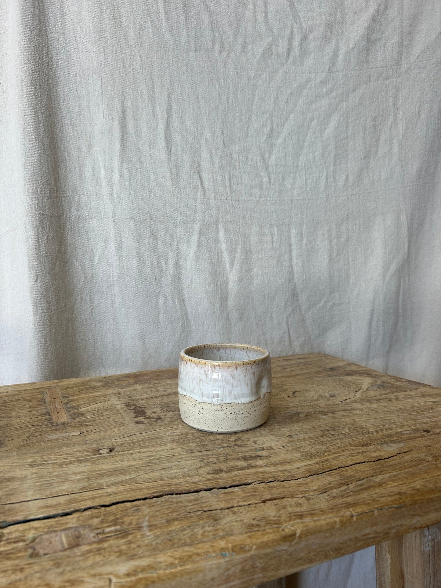 Thumbprint Cup - Cream