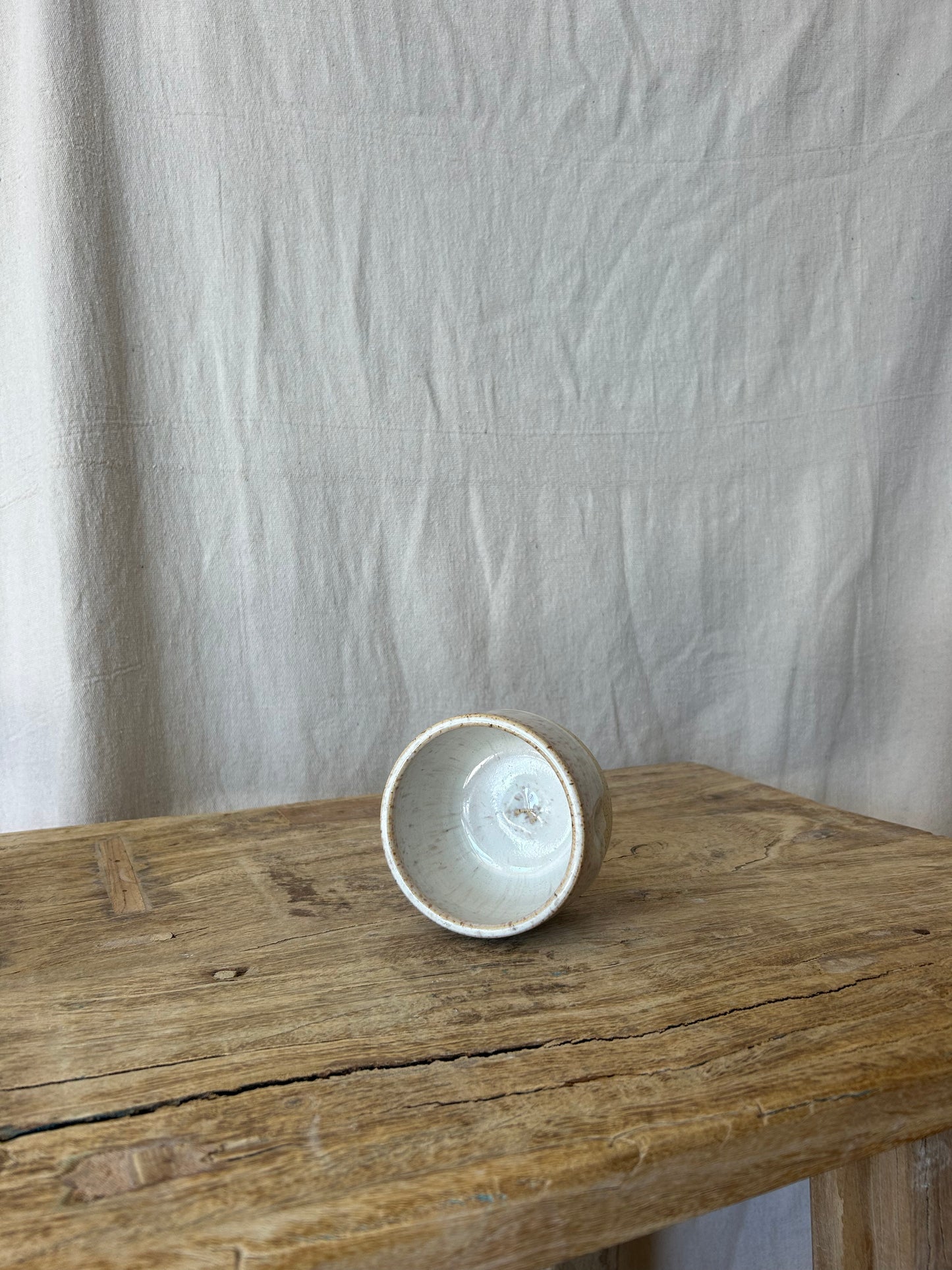Thumbprint Cup - Cream