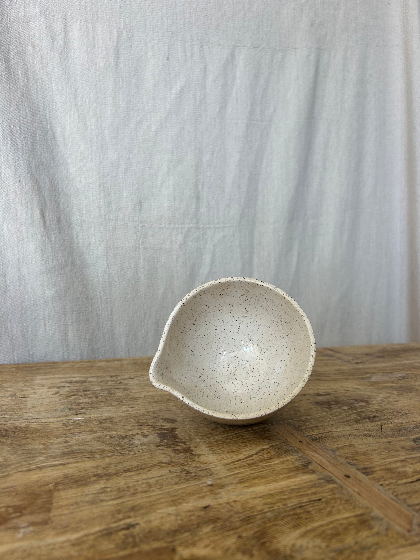 Matcha Bowl - White Speckle
