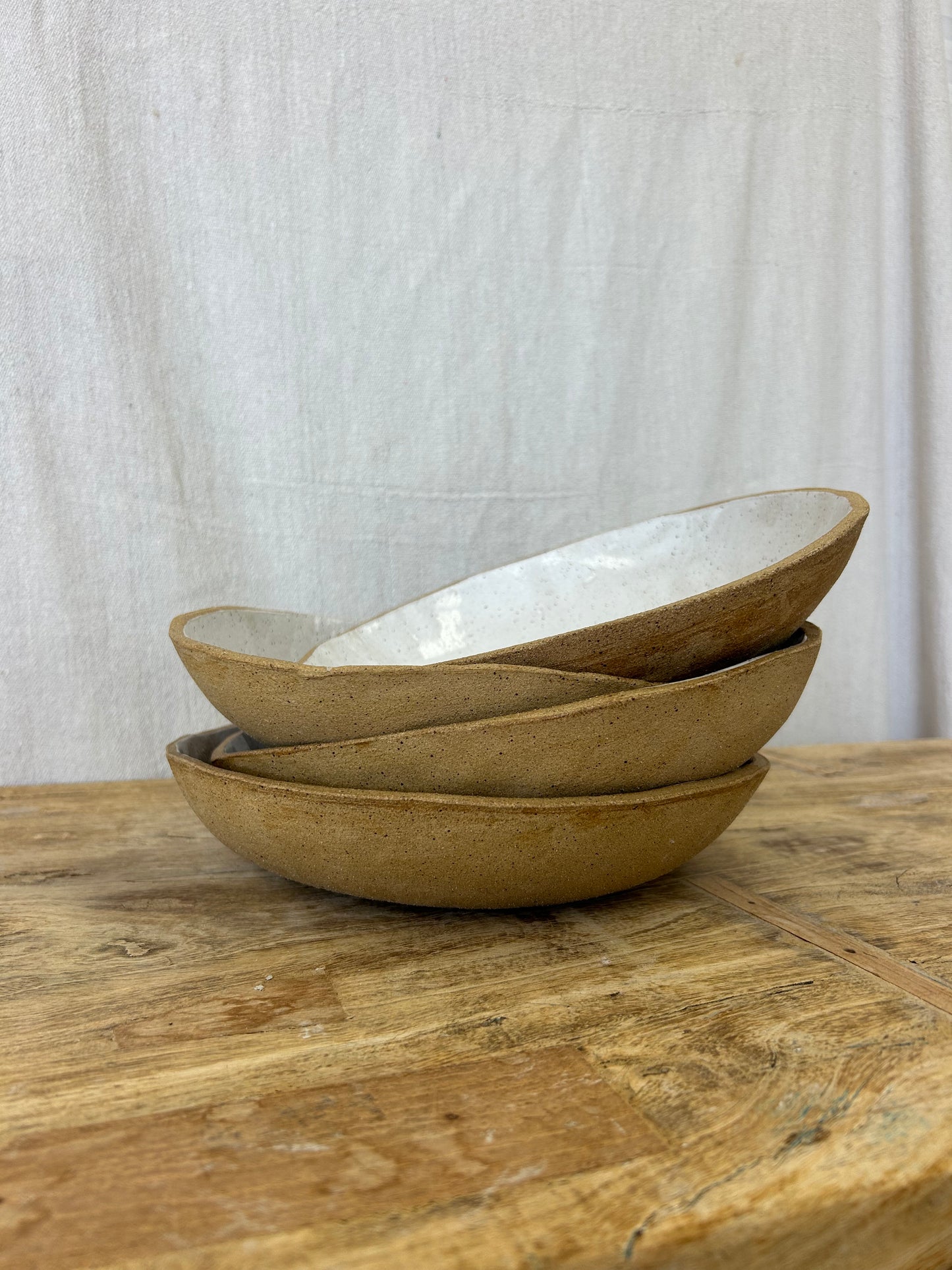 Large Salad Bowl - White
