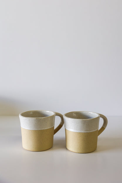 Harbor Handbuilt Mug | White Speckle (Set of 2)