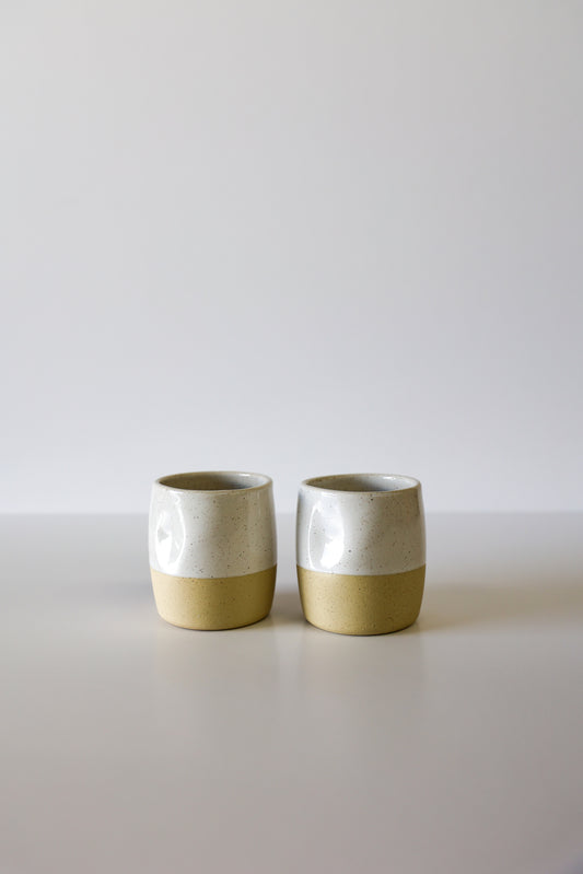Cliffs Cup | White Speckle (Set of 2)