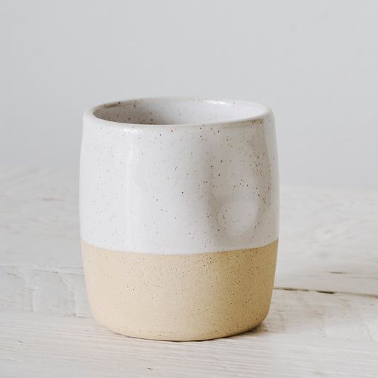 Cliffs Cup | White Speckle (Set of 2)