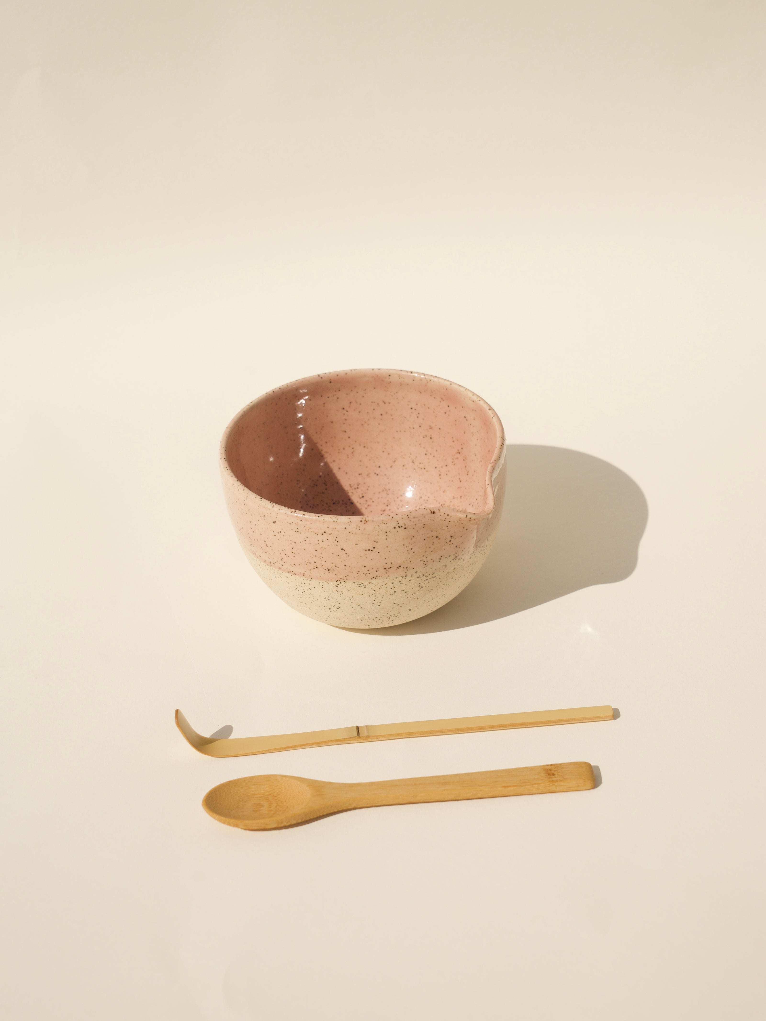 Large Matcha Bowl - Light Pink
