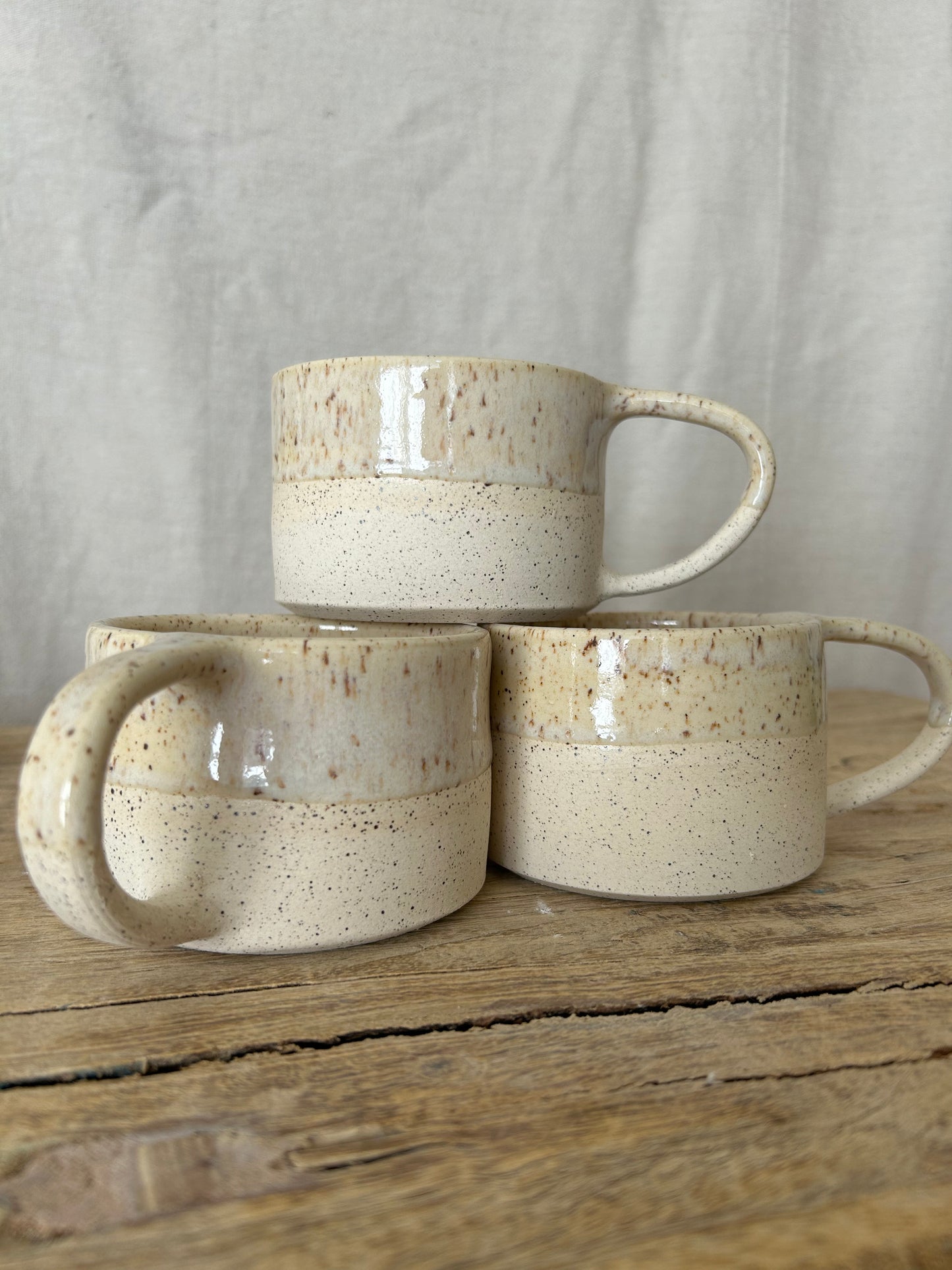 Standard Mug - Speckled Cream