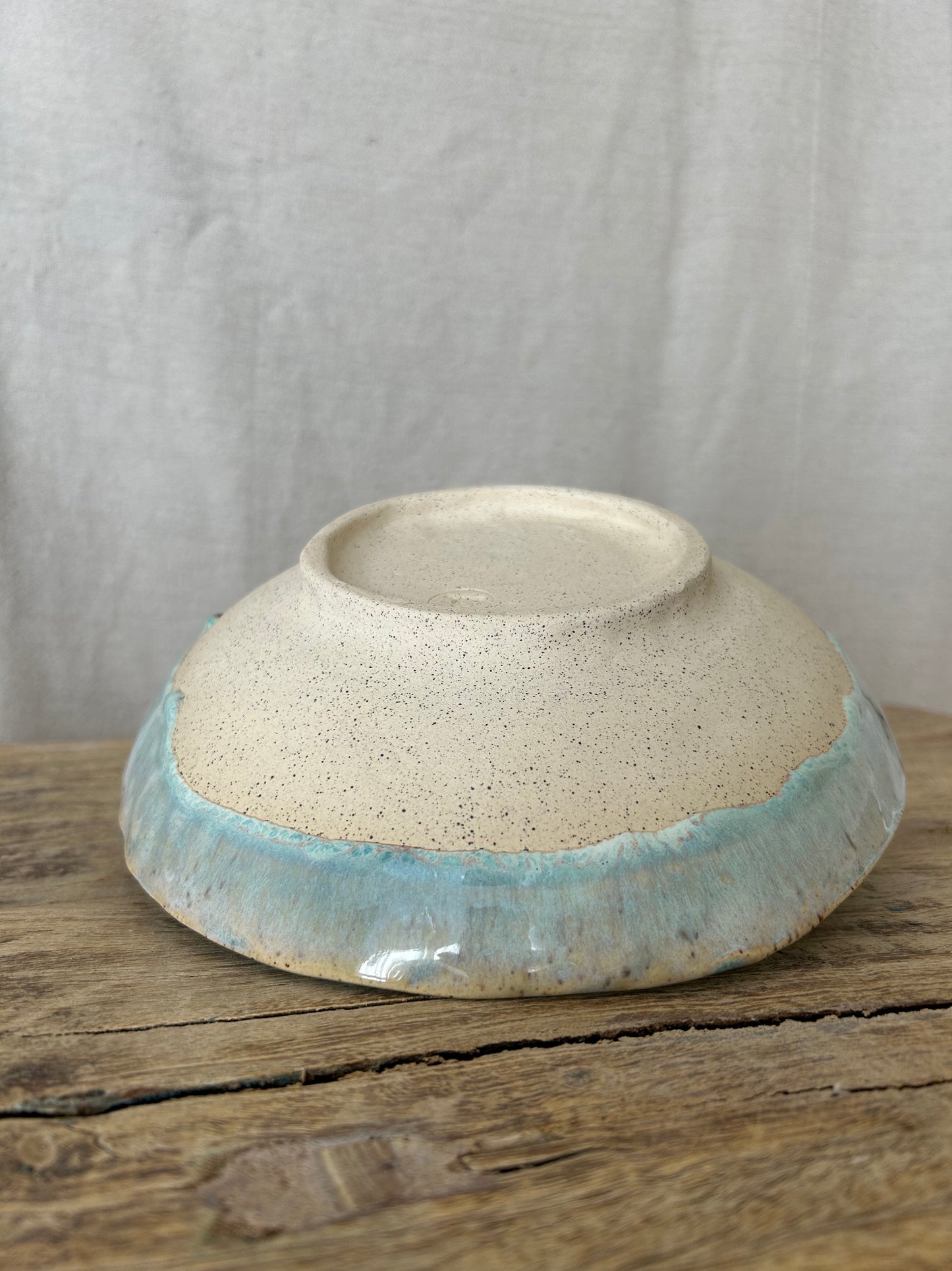 Large Salad Bowl - Mermaid Blue