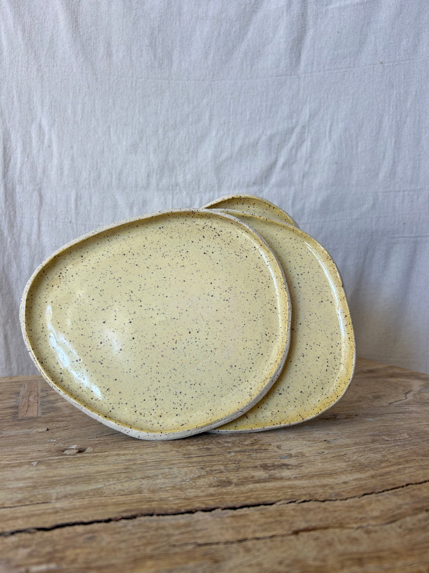 Organic Breakfast Plate - Soft Yellow