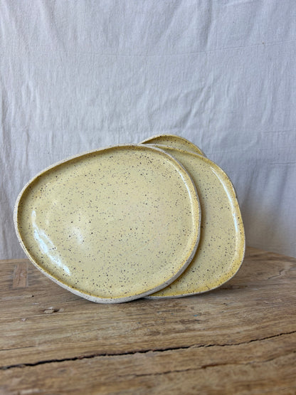 Organic Breakfast Plate - Soft Yellow