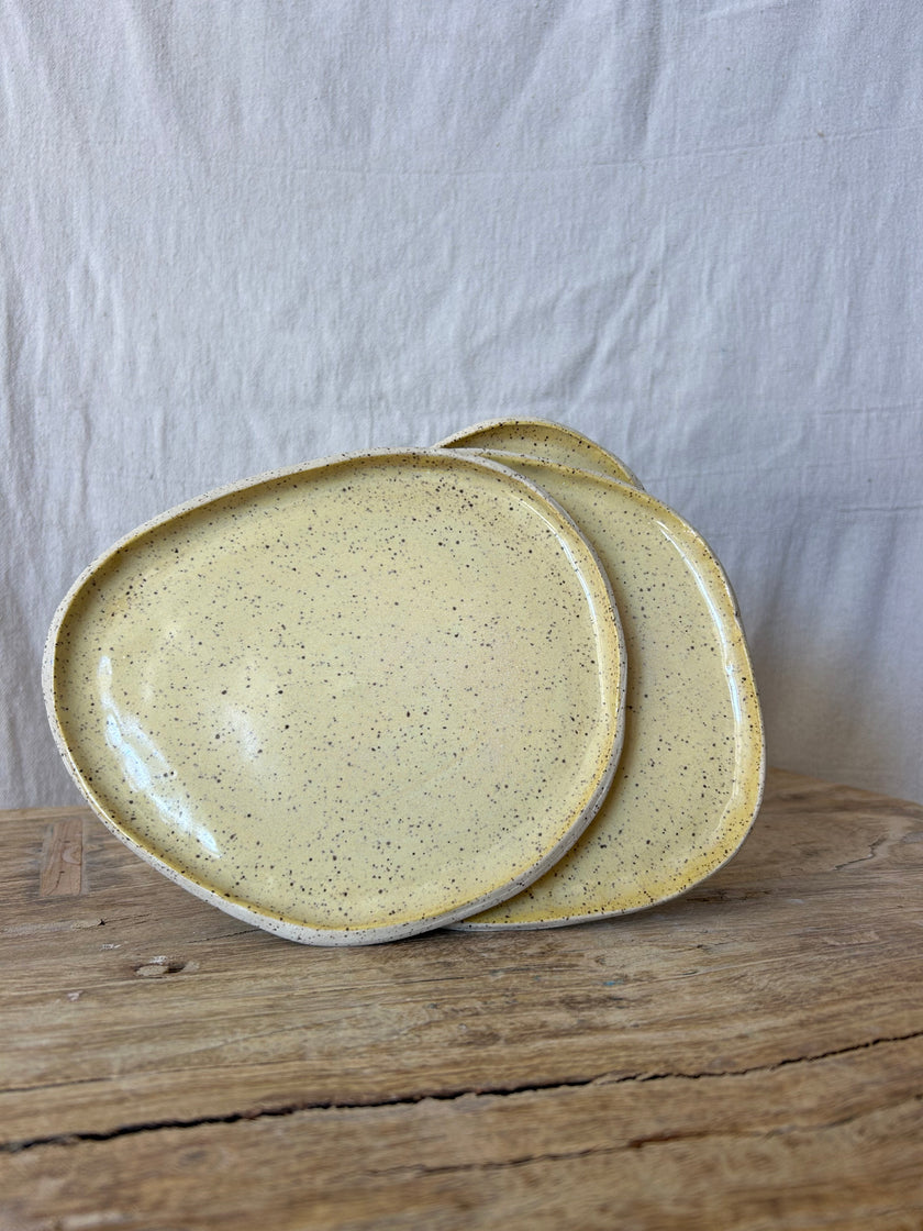 Organic Breakfast Plate - Soft Yellow
