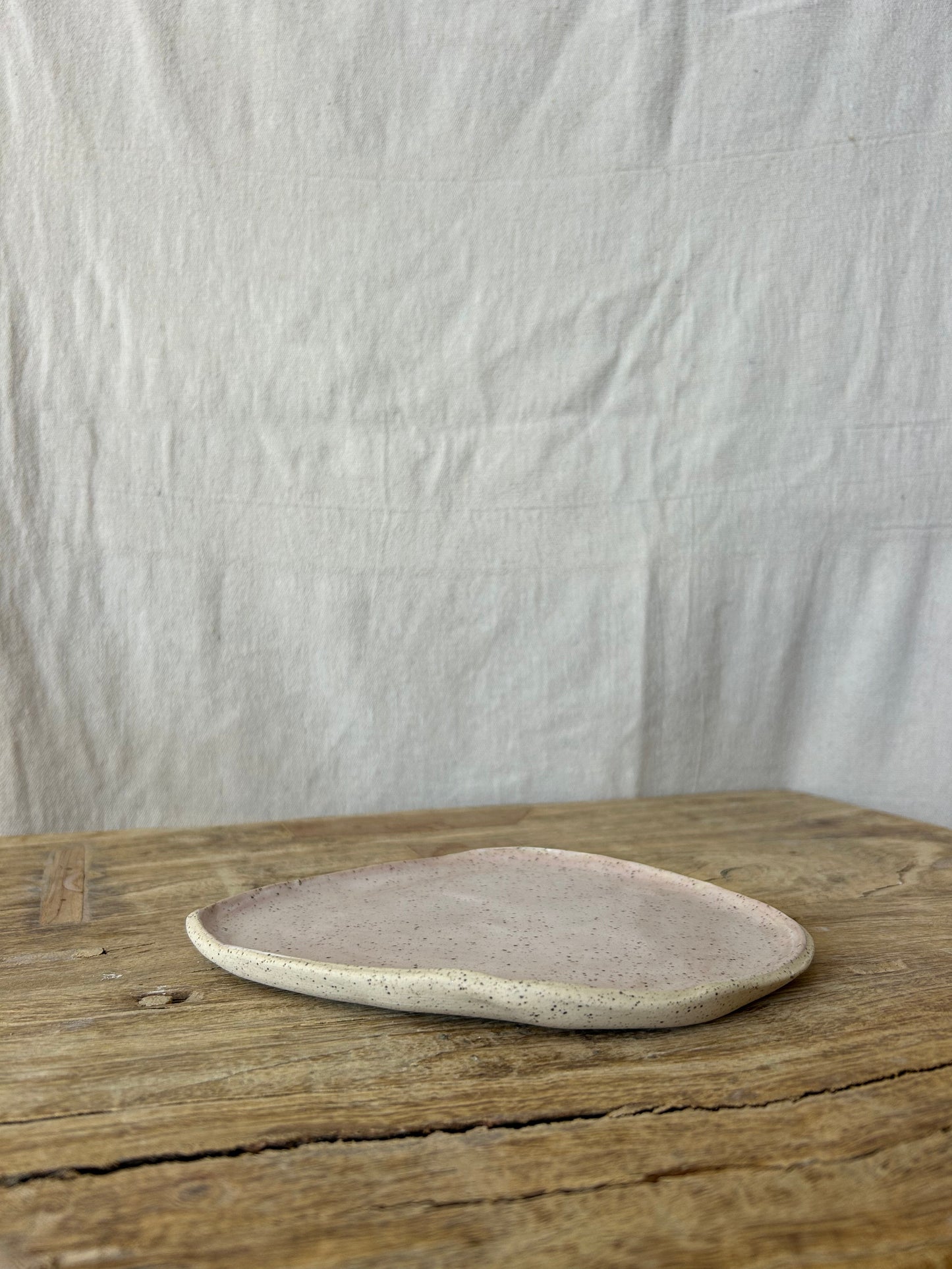 Organic Breakfast Plate- Soft Pink