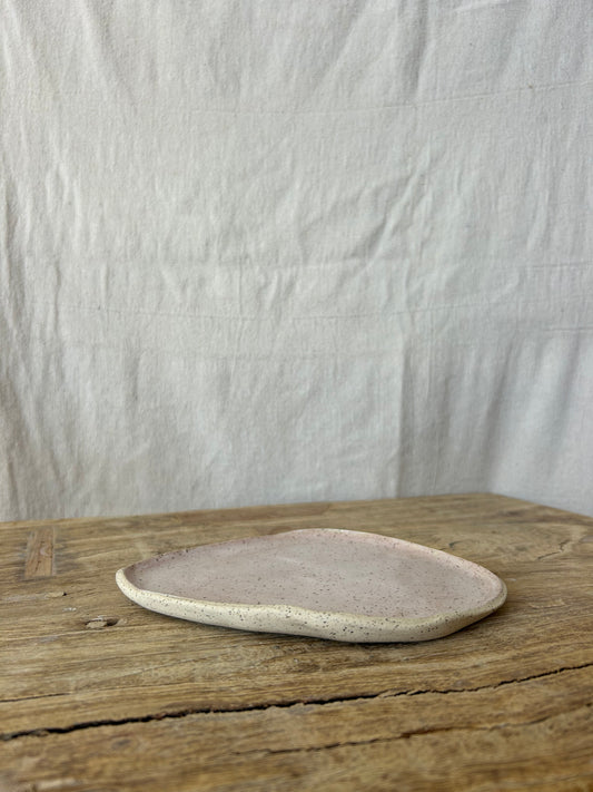 Organic Breakfast Plate- Soft Pink