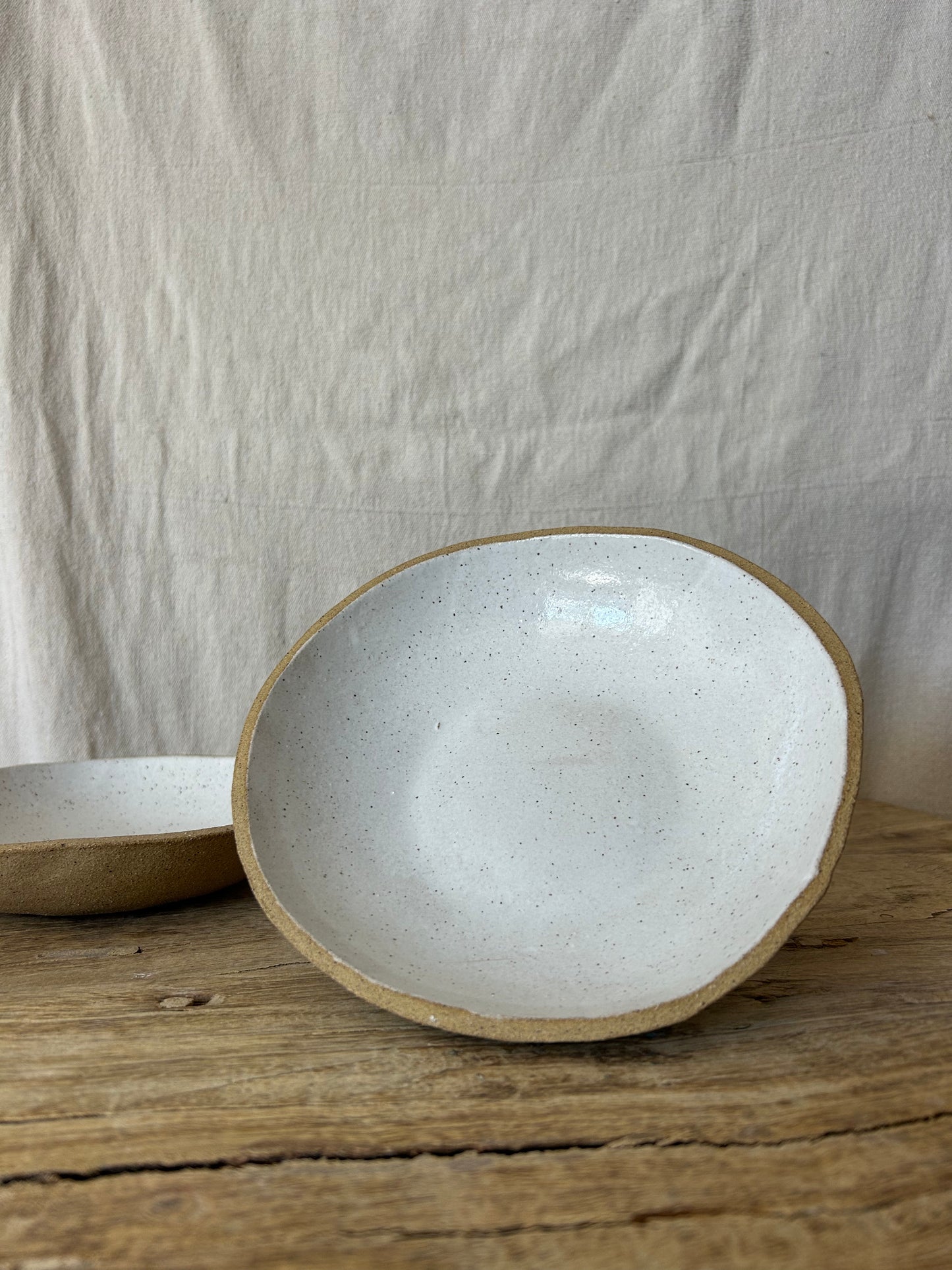 Medium Salad Bowl - White