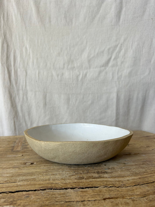 Large Salad Bowl - White
