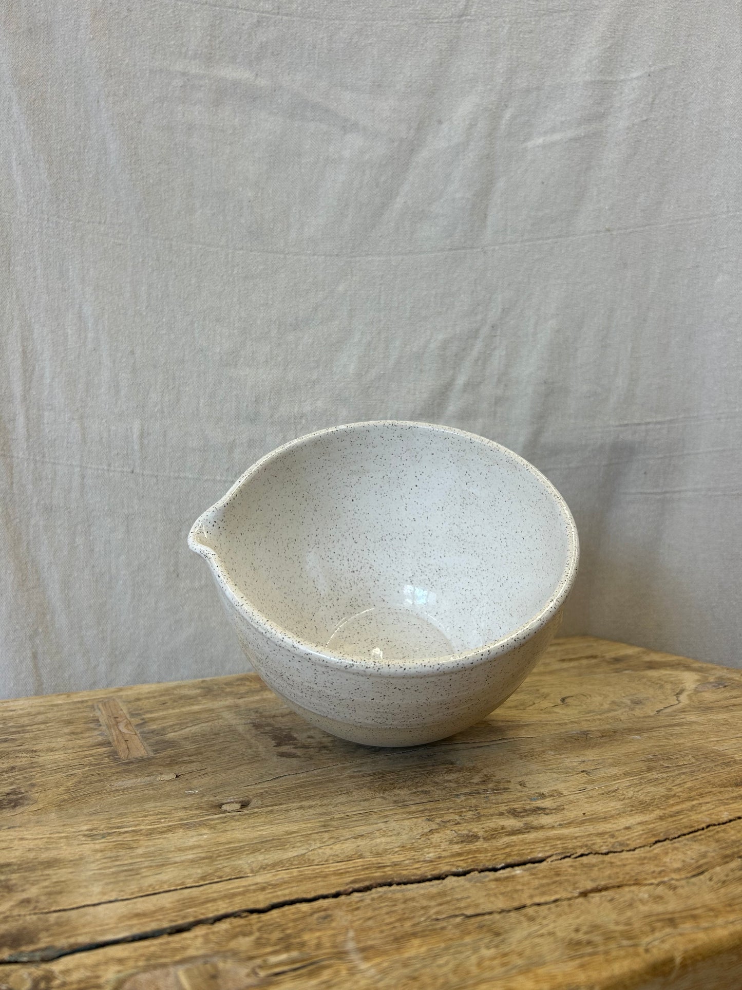 Mixing Bowl - White Speckle