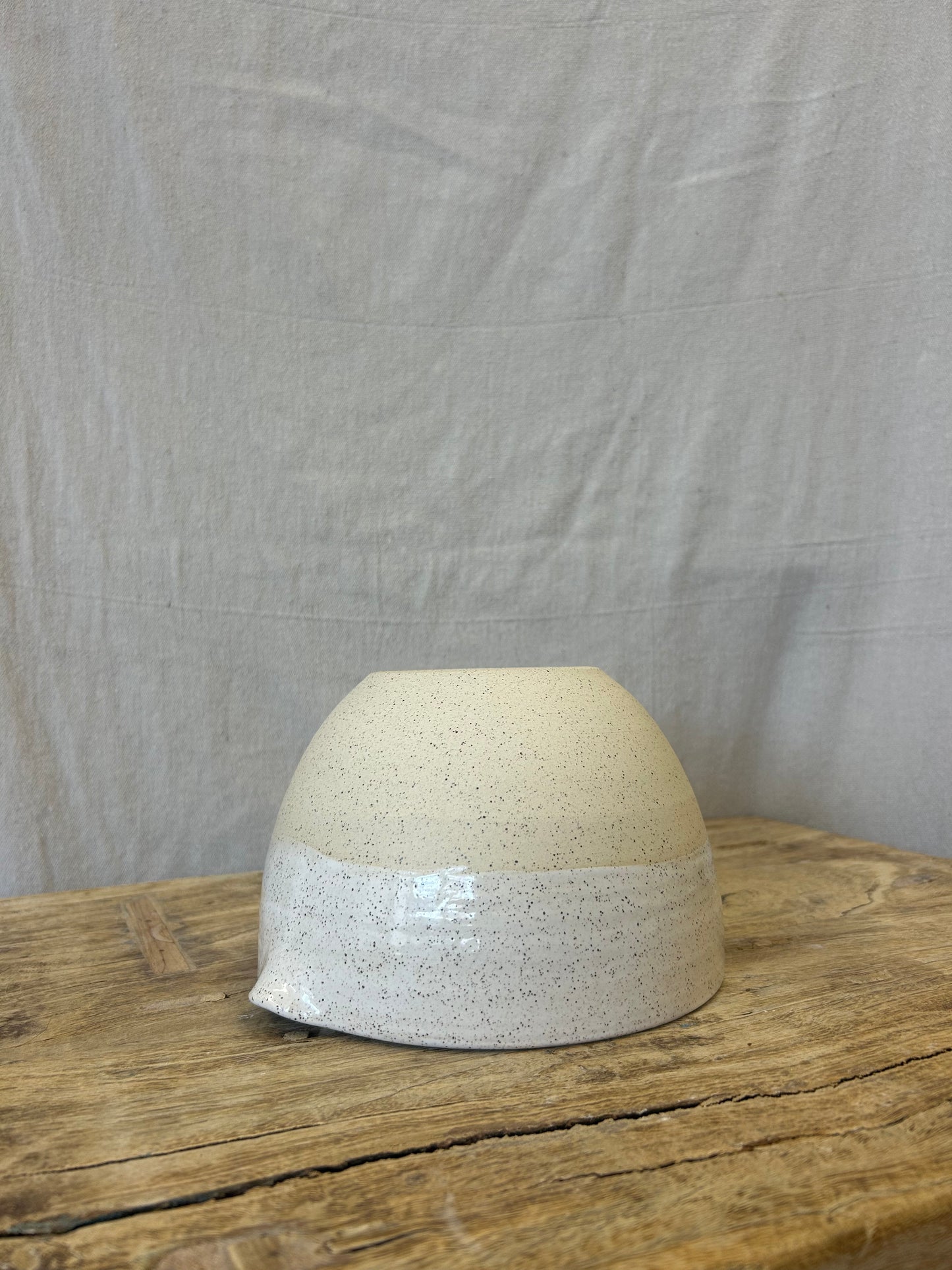 Mixing Bowl - White Speckle