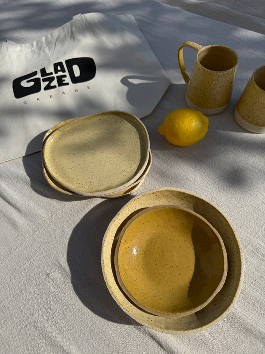 Medium Salad Bowl - Light Yellow