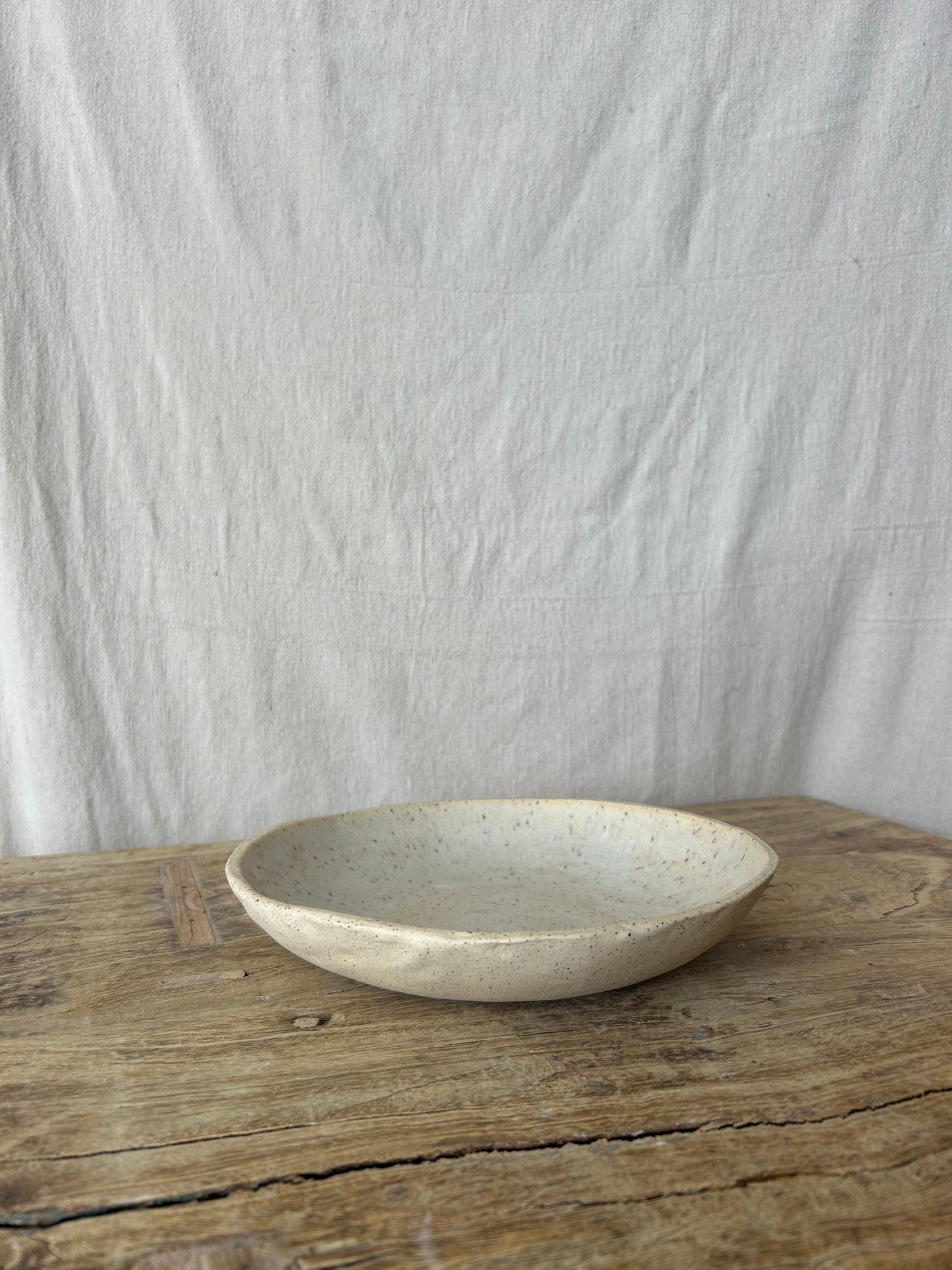 Large Salad Bowl - Sheer Cream