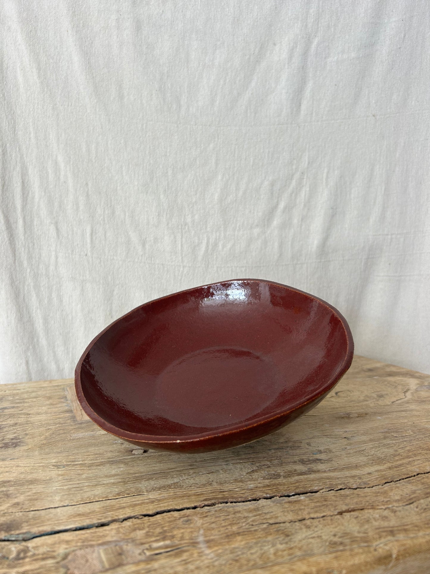 Large Bowl - Deep Burgundy