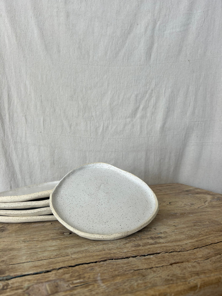 Organic Breakfast Plate - White