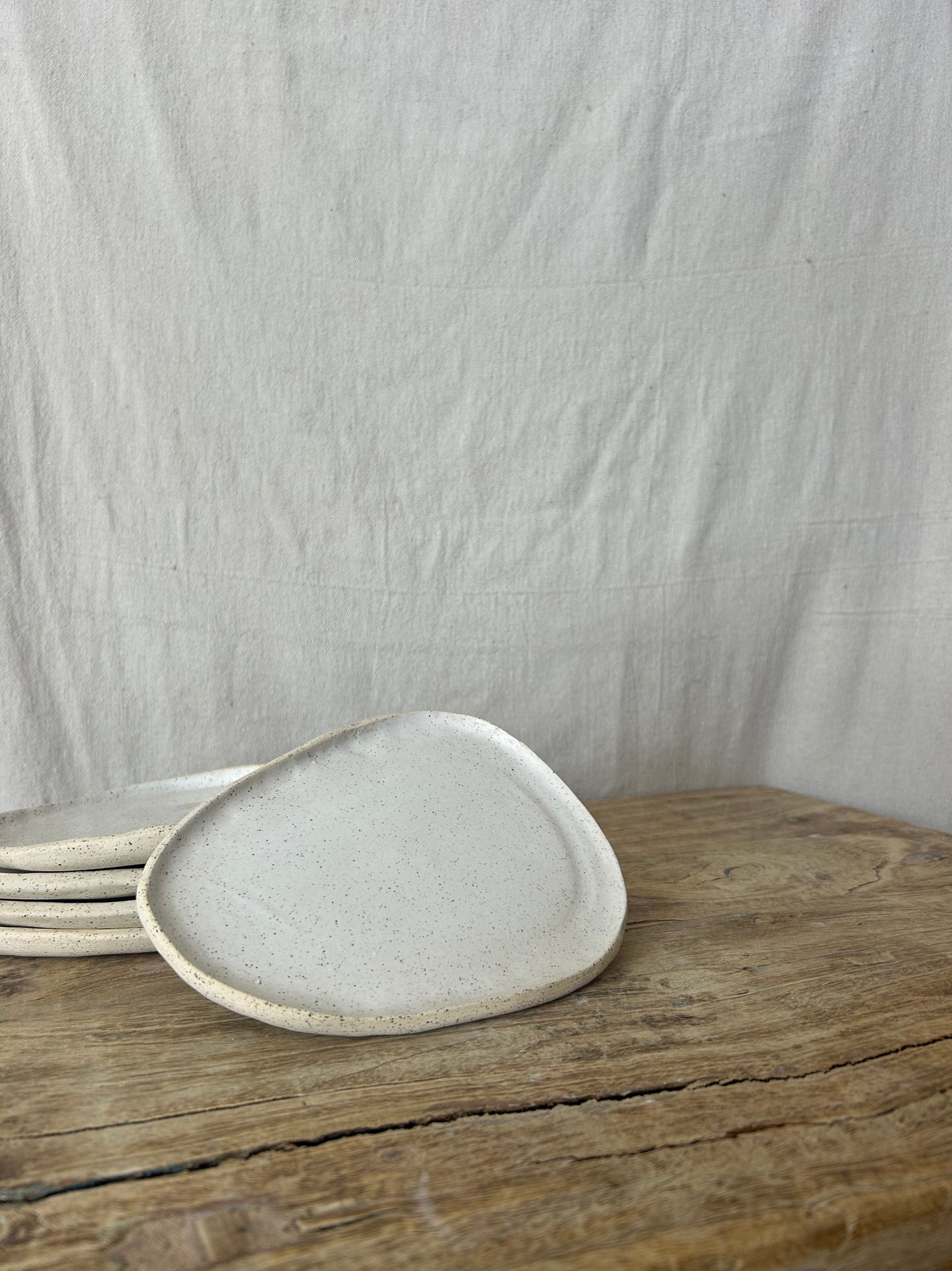 Organic Breakfast Plate - White