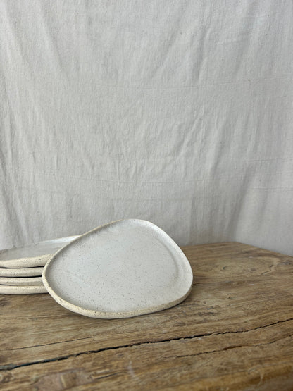 Organic Breakfast Plate - White