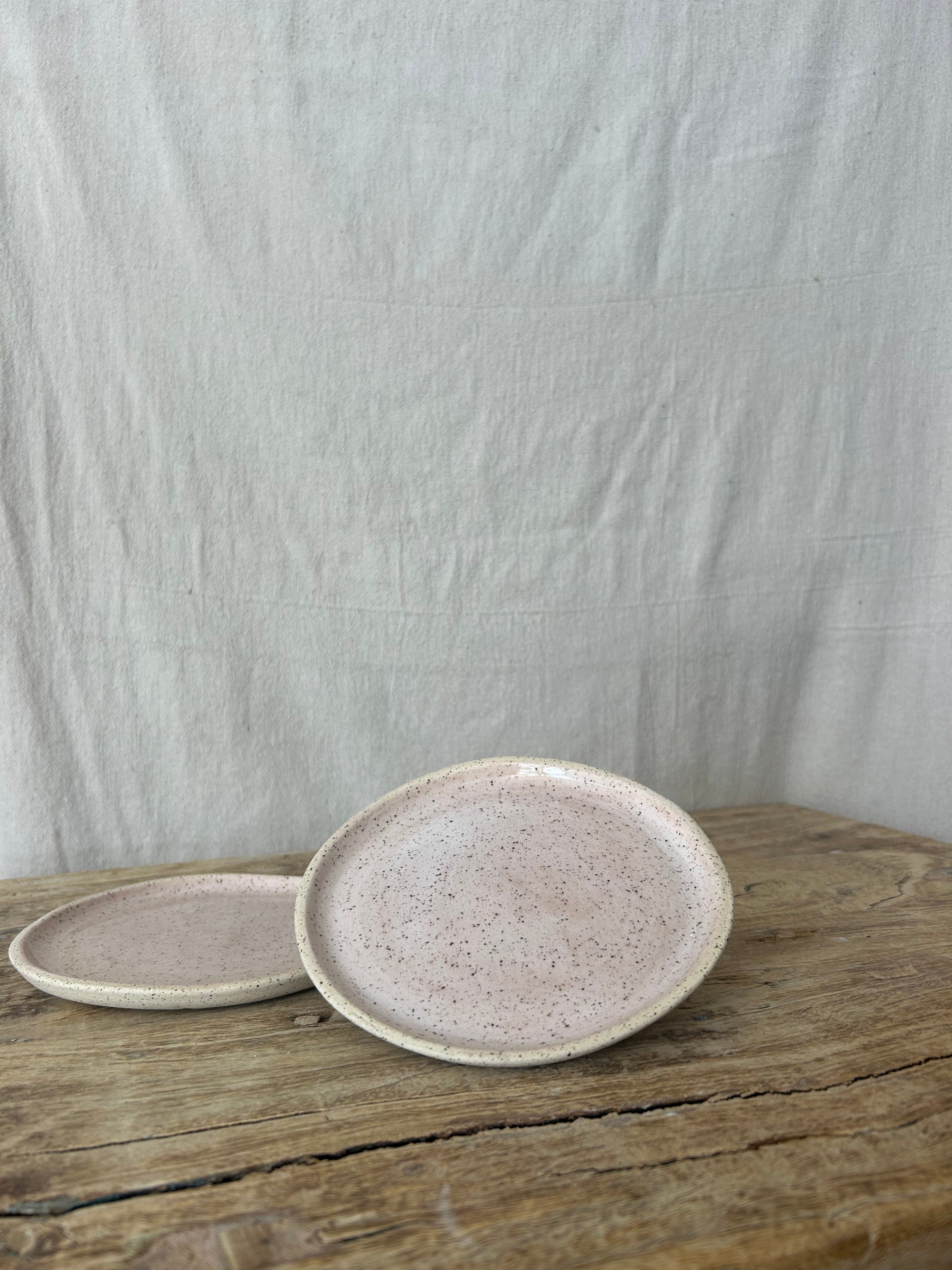 Appetizer Plates - Light Pink