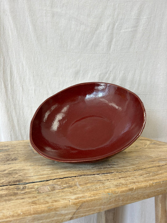 XL Serving Bowl - Burgundy