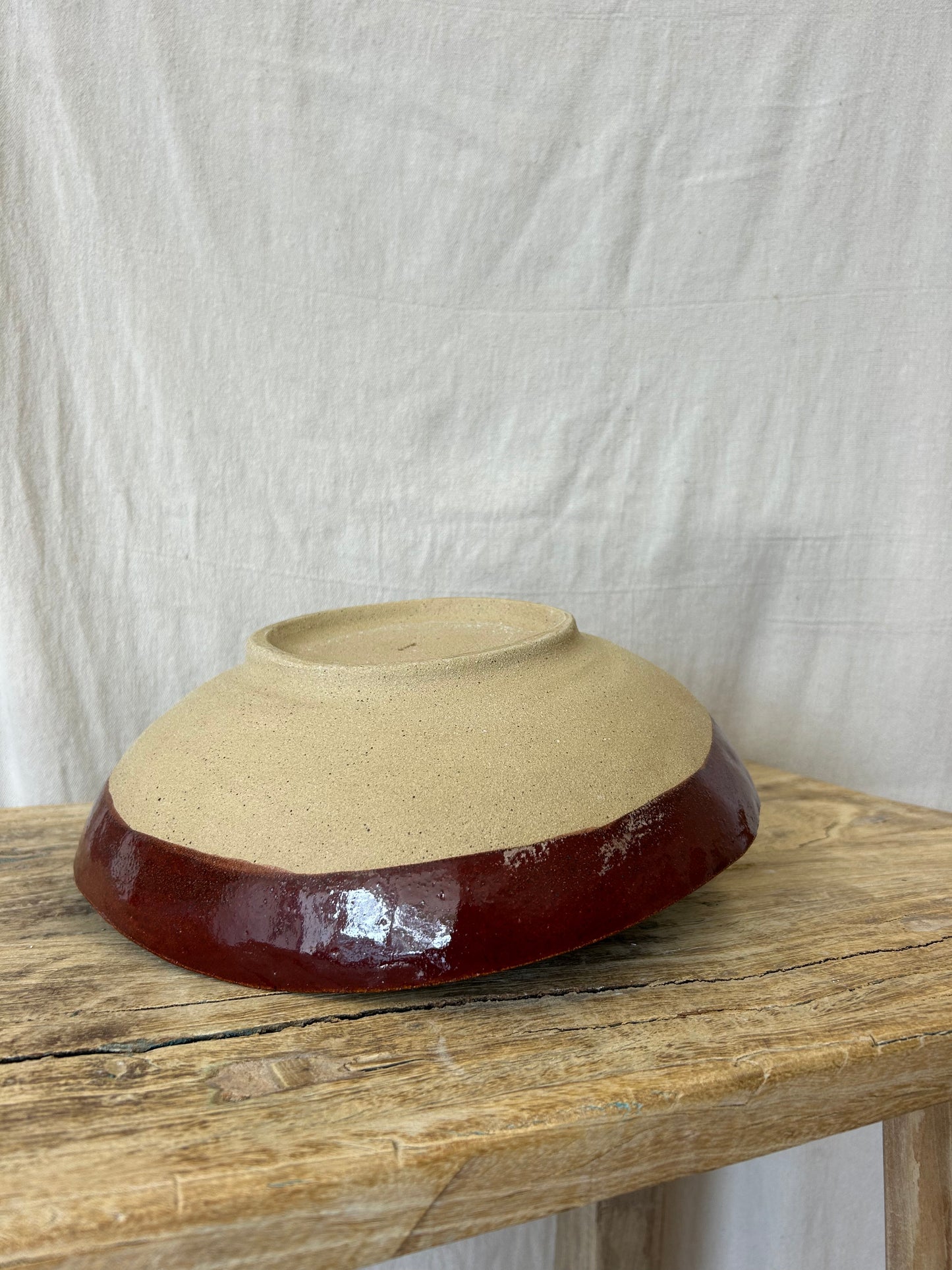 XL Serving Bowl - Burgundy