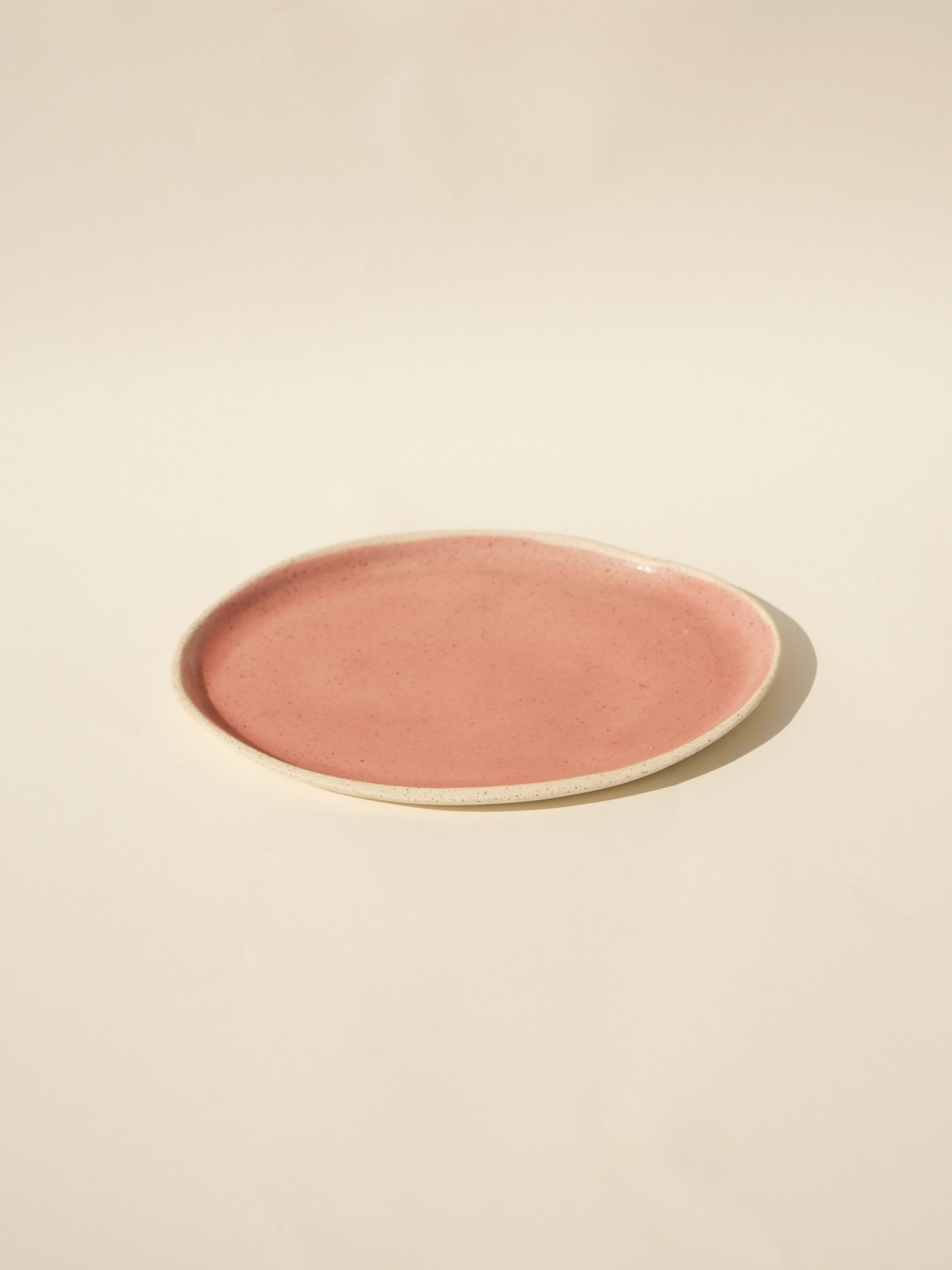 Oval Serving Plate - Pink