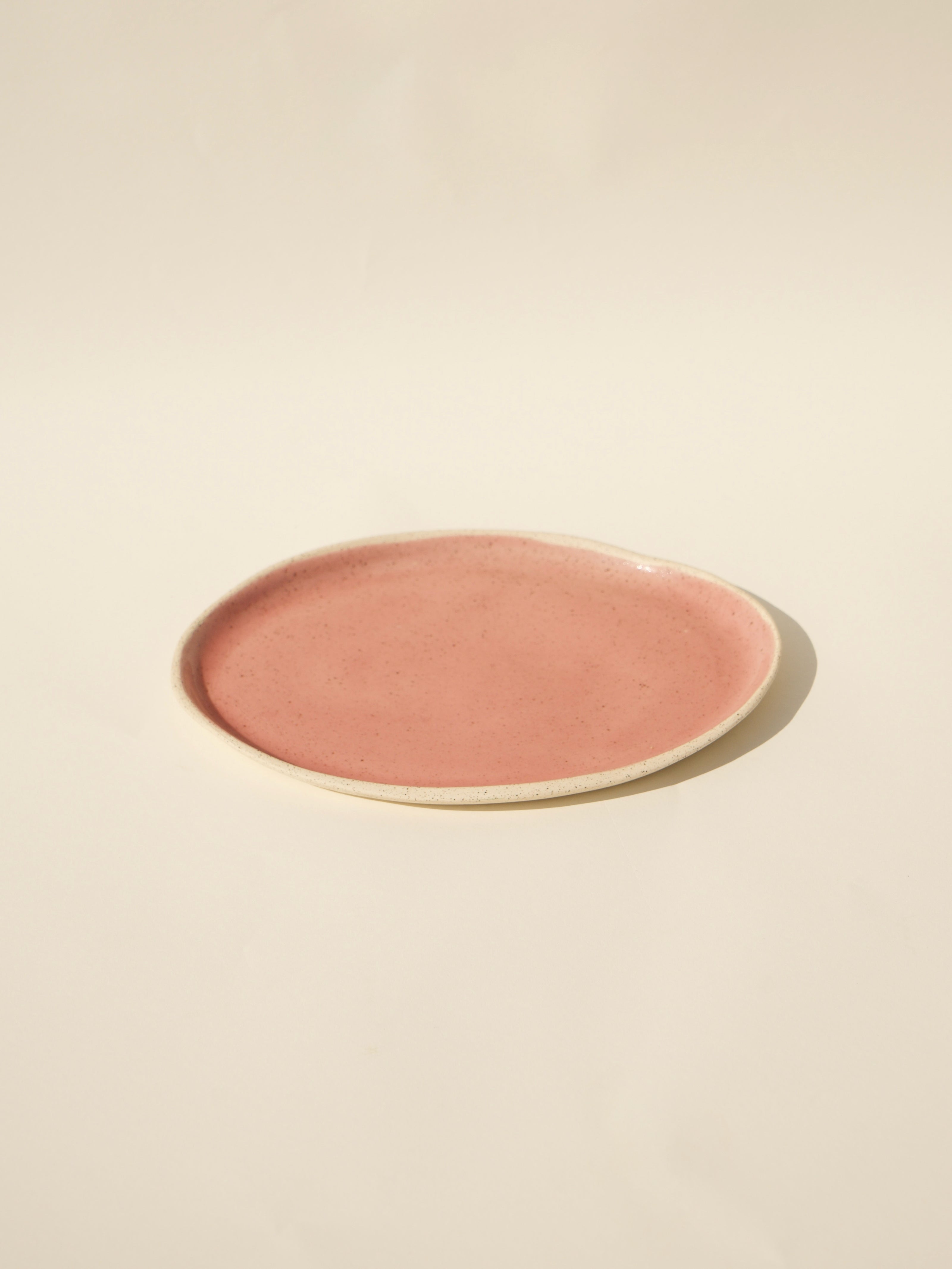 Oval Serving Plate - Pink