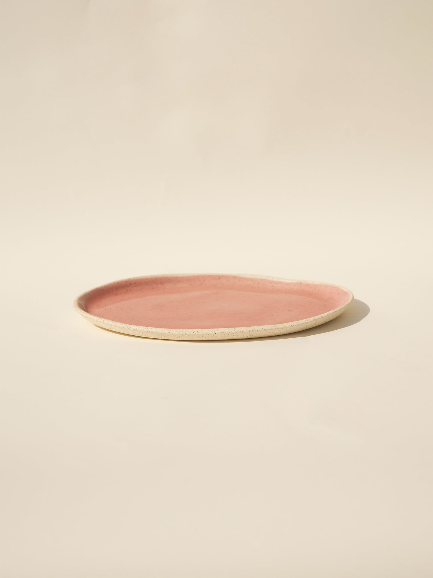 Oval Serving Plate - Pink