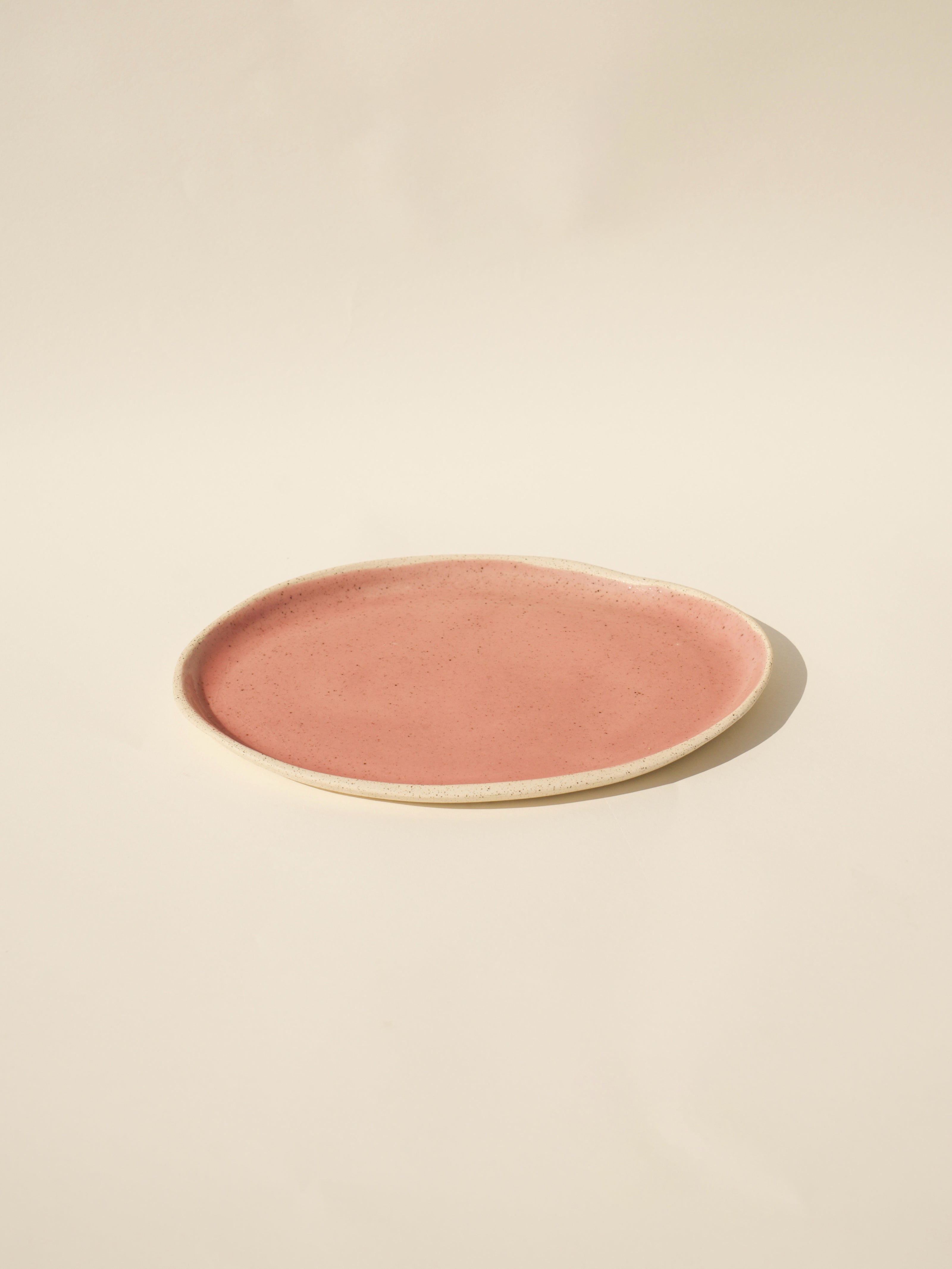 Oval Serving Plate - Pink
