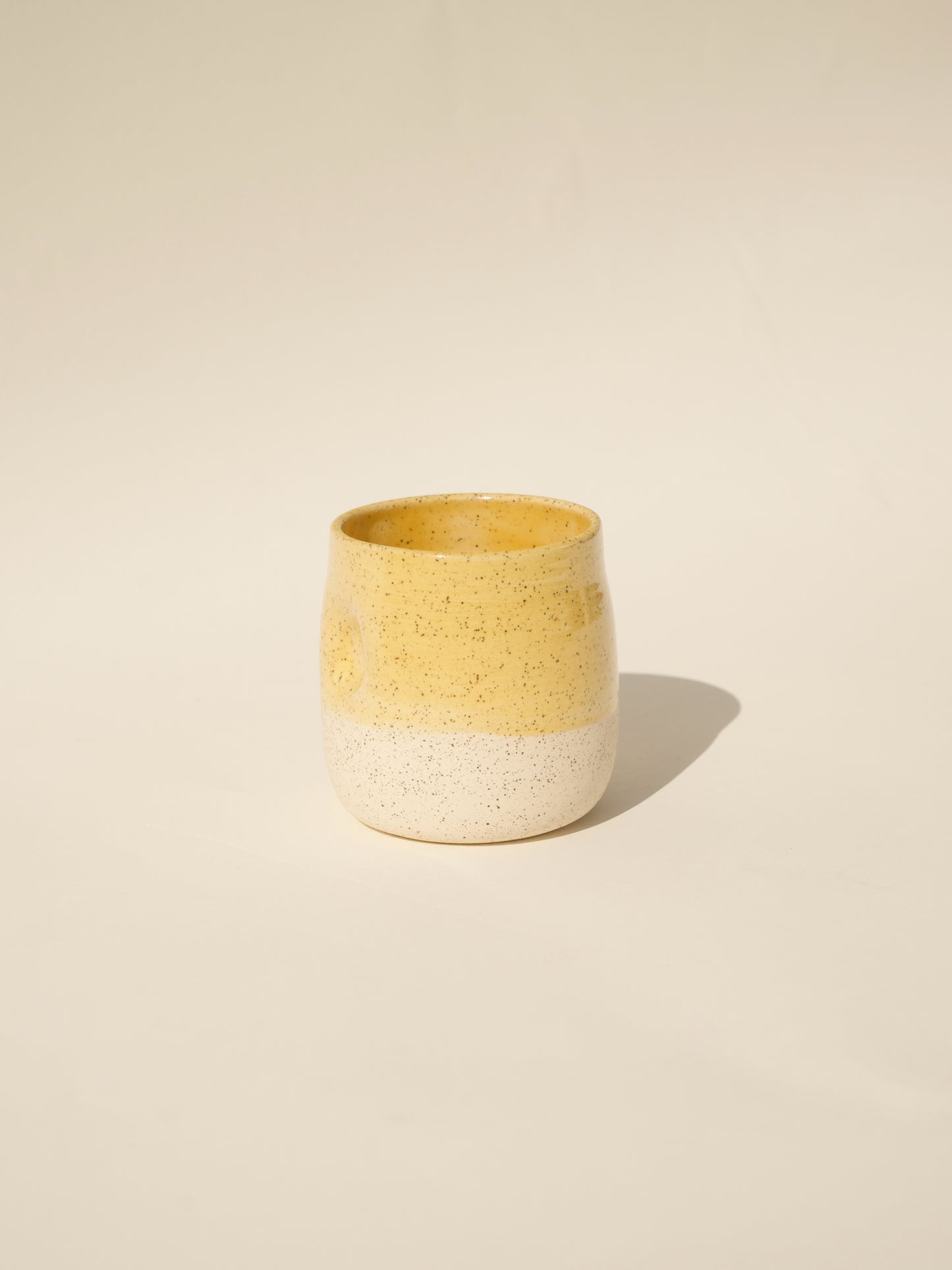 Thumbprint Cup - Yellow