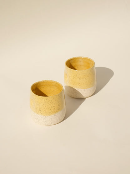 Thumbprint Cup - Yellow