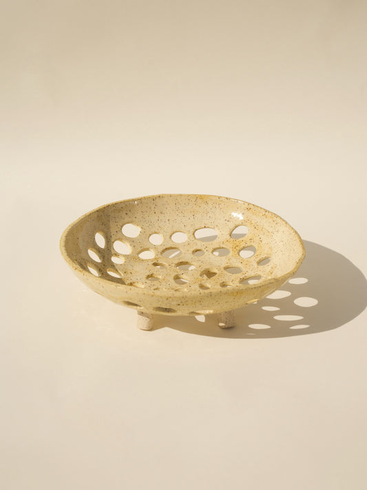 Large Colander - Light Yellow