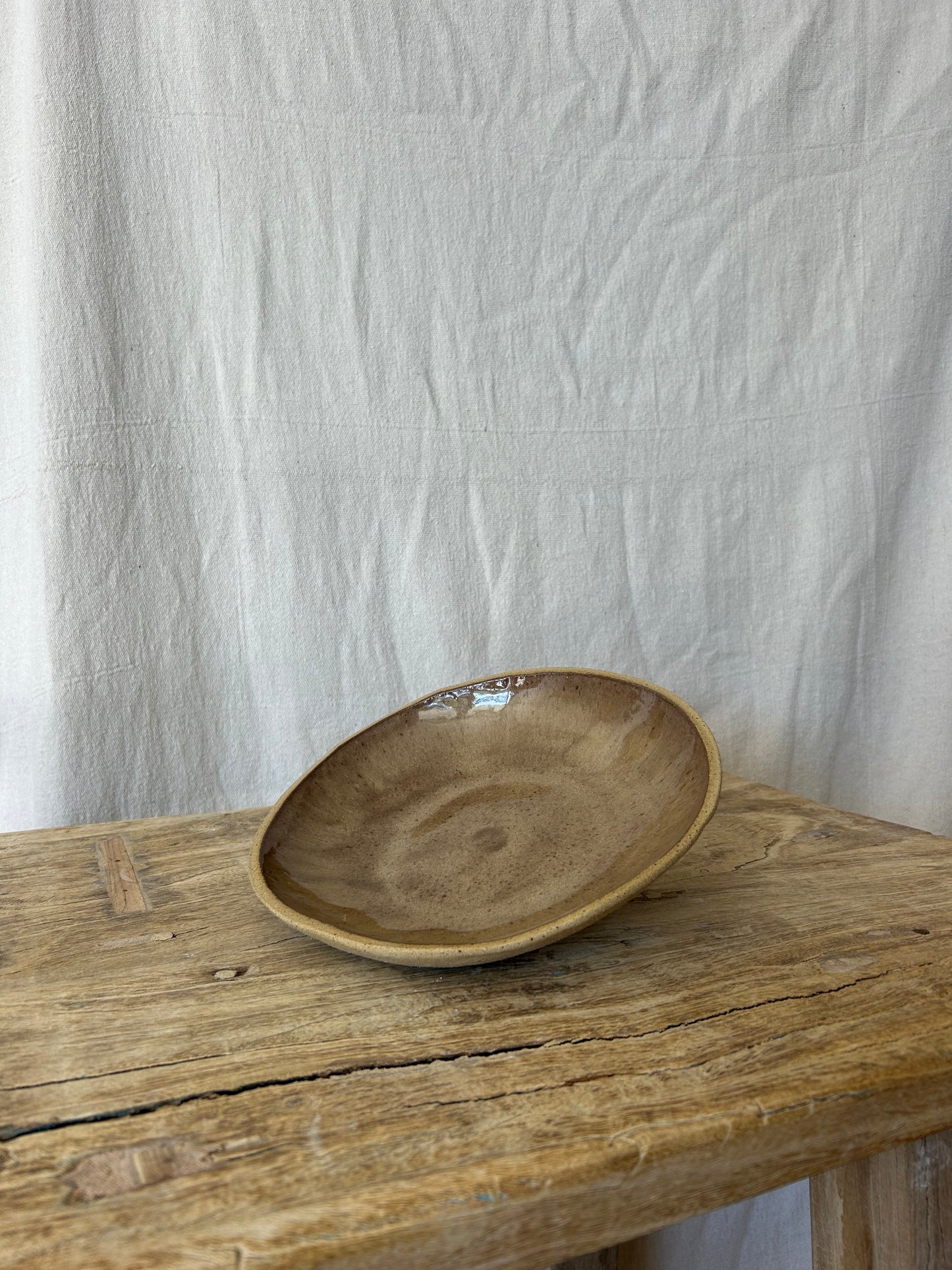 Large Salad Bowl - Brown