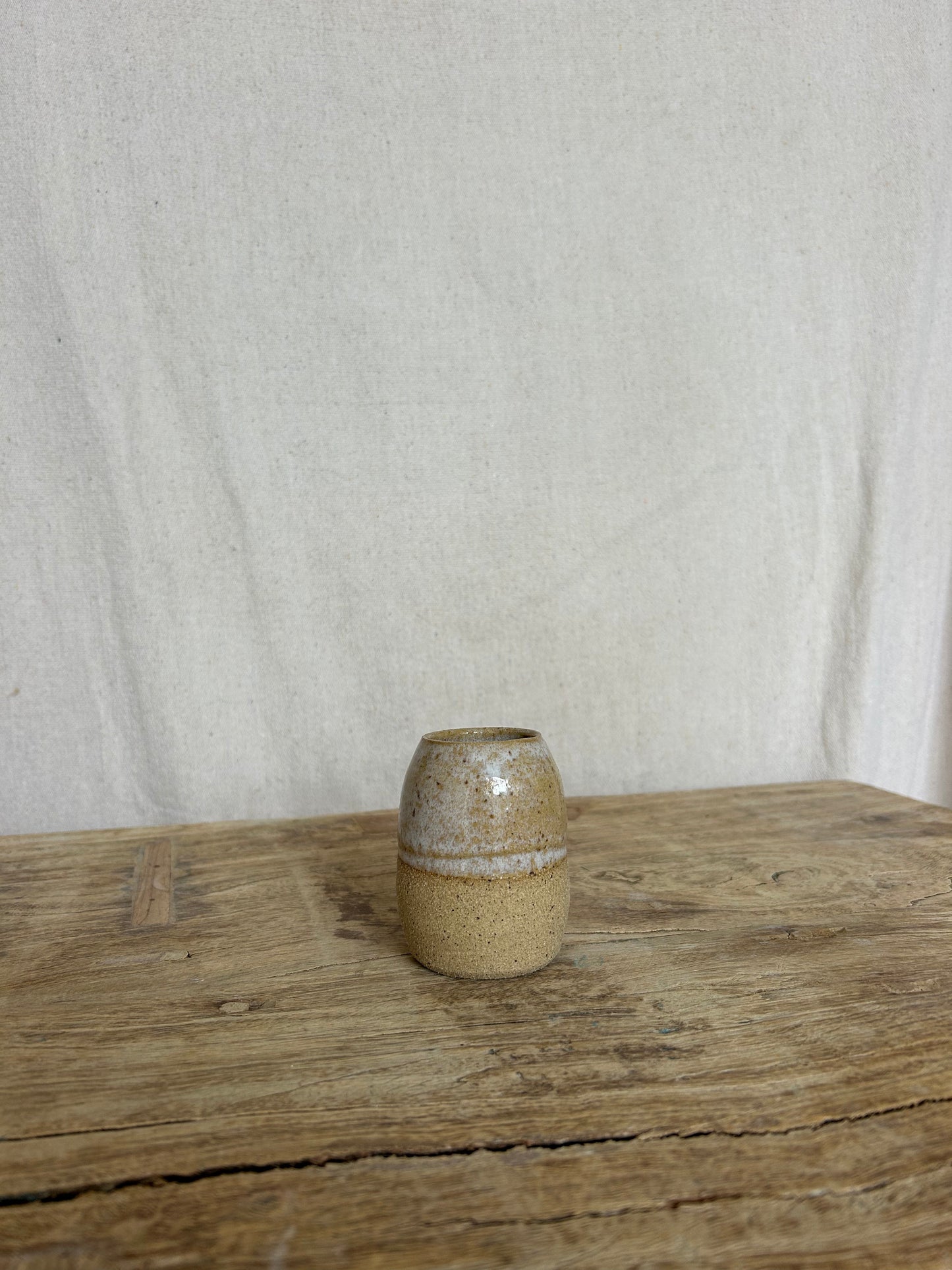 Bud Vase - Sheer Cream