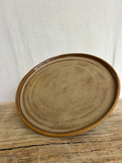 Dinner Plate - Brown
