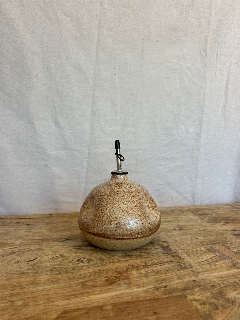 Olive Oil Crock/Vase - Beige