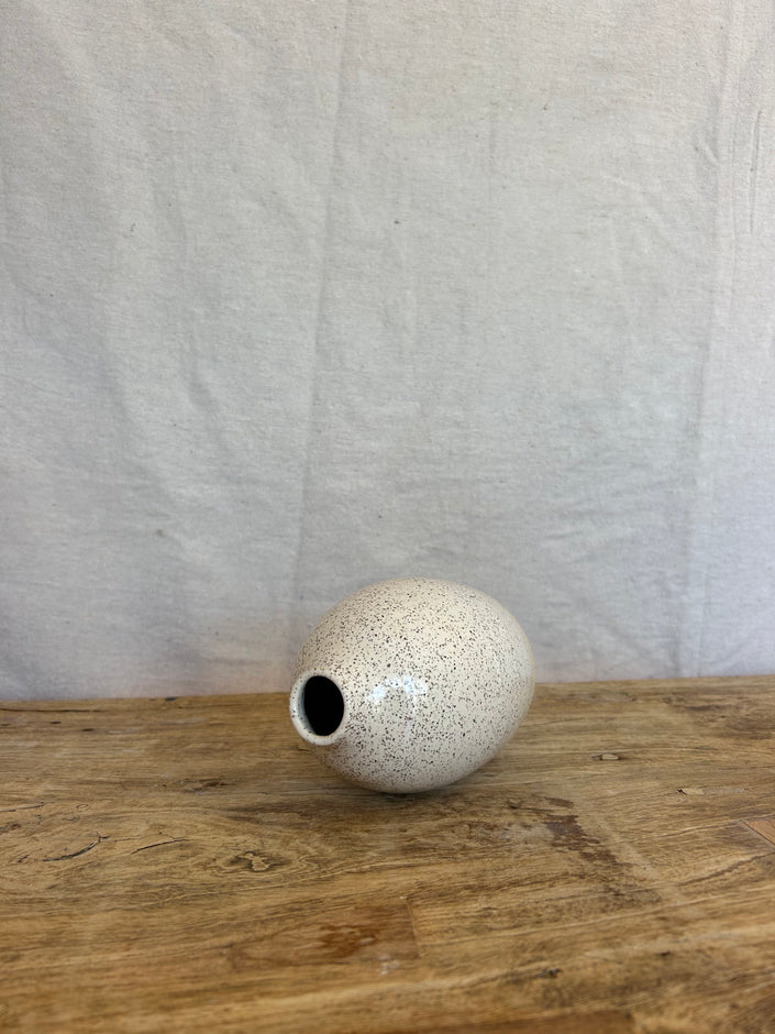 Olive Oil Crock/Vase - White