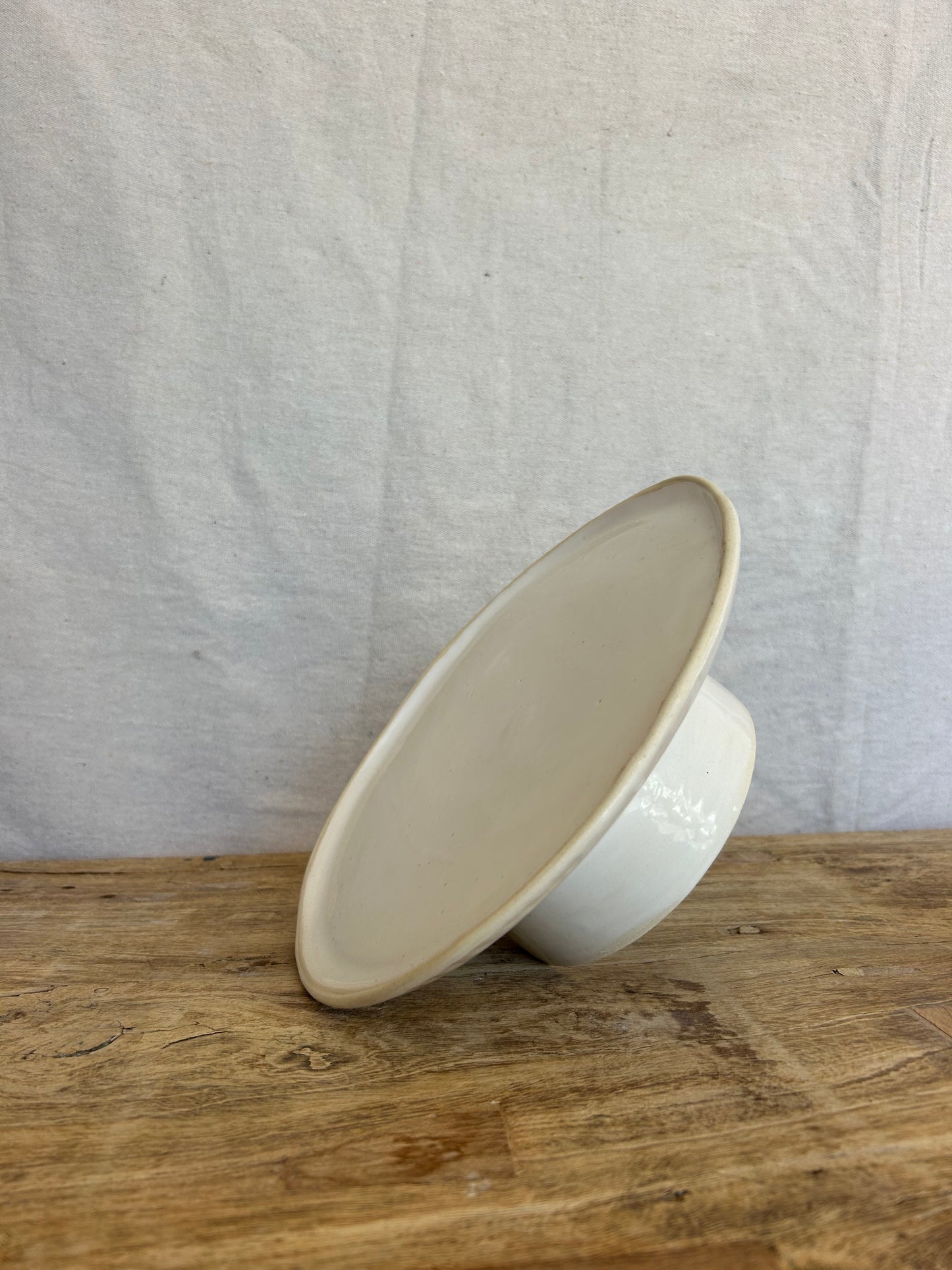 Large Cake Stand - White